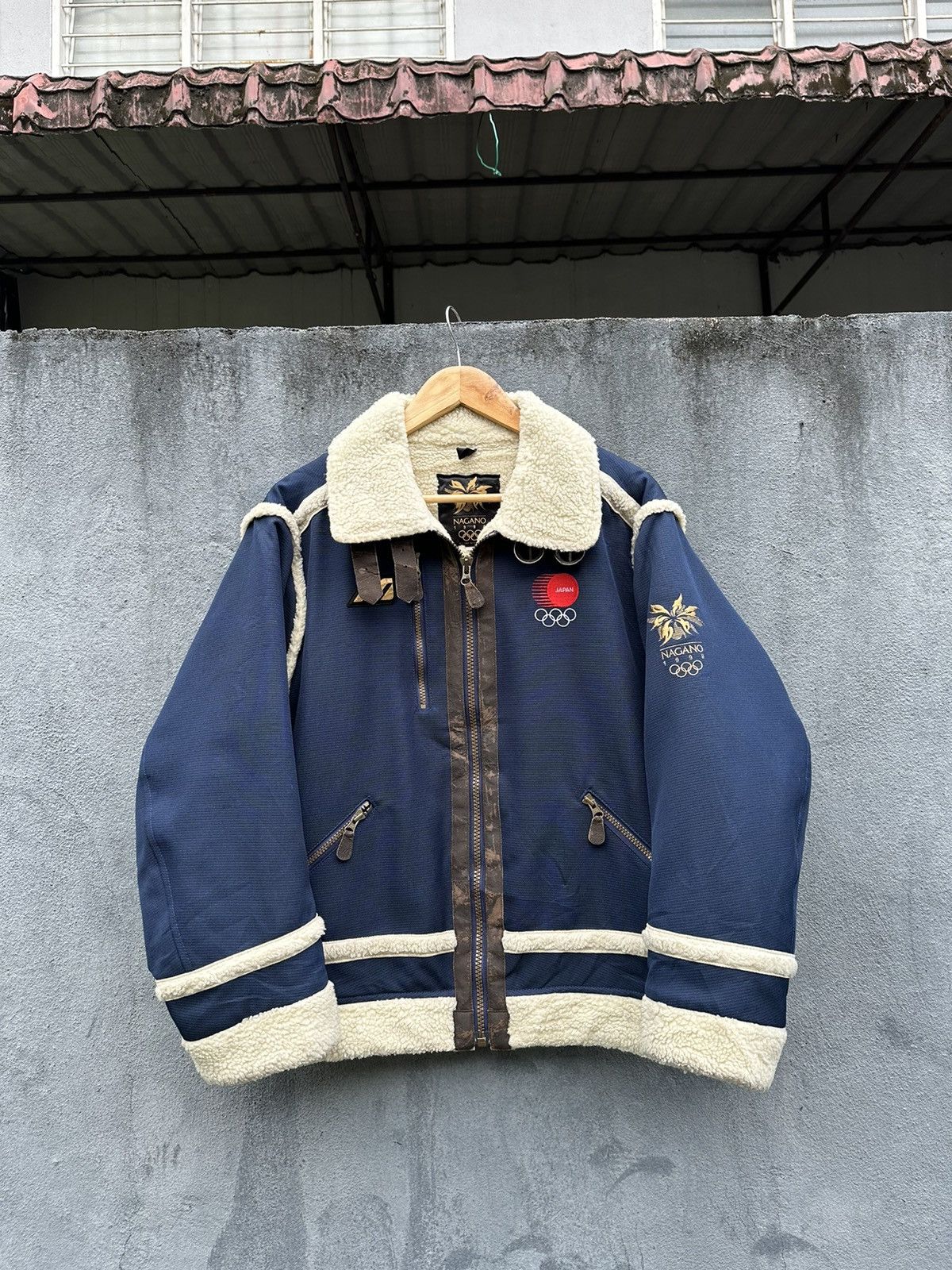 Vintage Vintage Mizuno 1998 Nagano Winter Olympic Japan Team Jacket Size US S / EU 44-46 / 1 - 1 Thumbnail