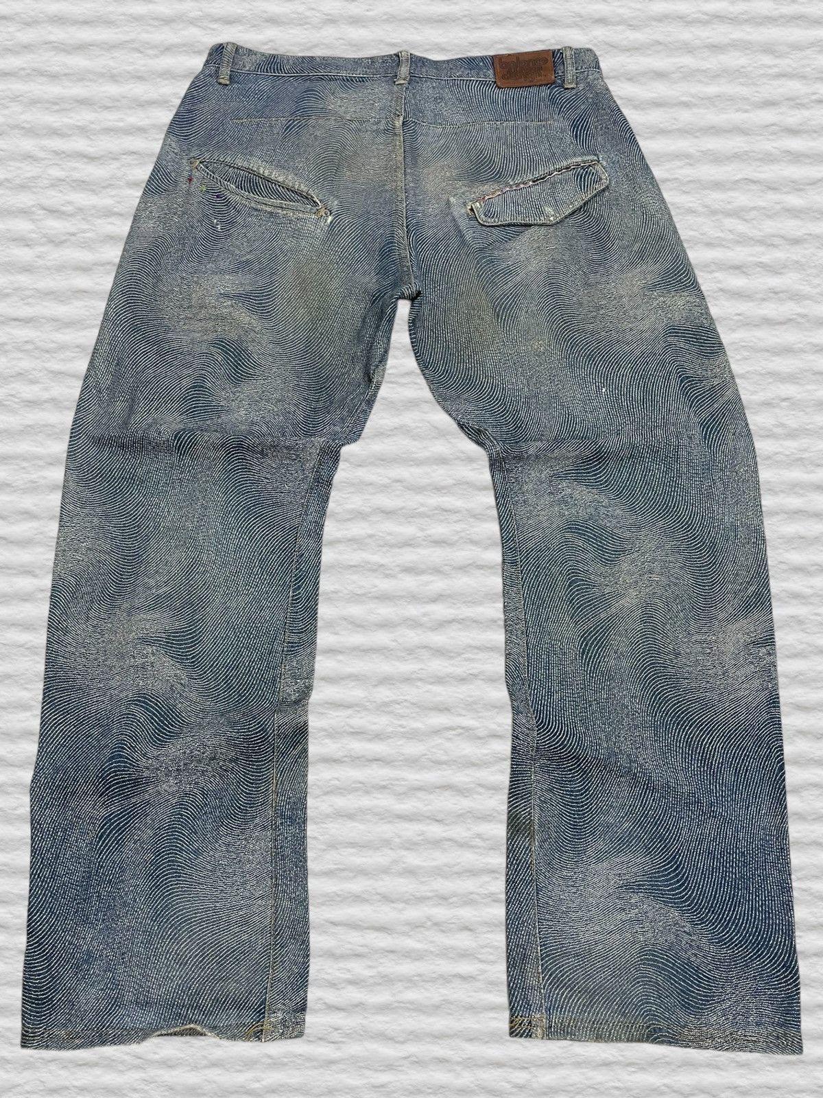 GOSTAR DE FUGA Japan Semantic Rare Style Distress Denim (A11) Size US 36 / EU 52 - 2 Thumbnail