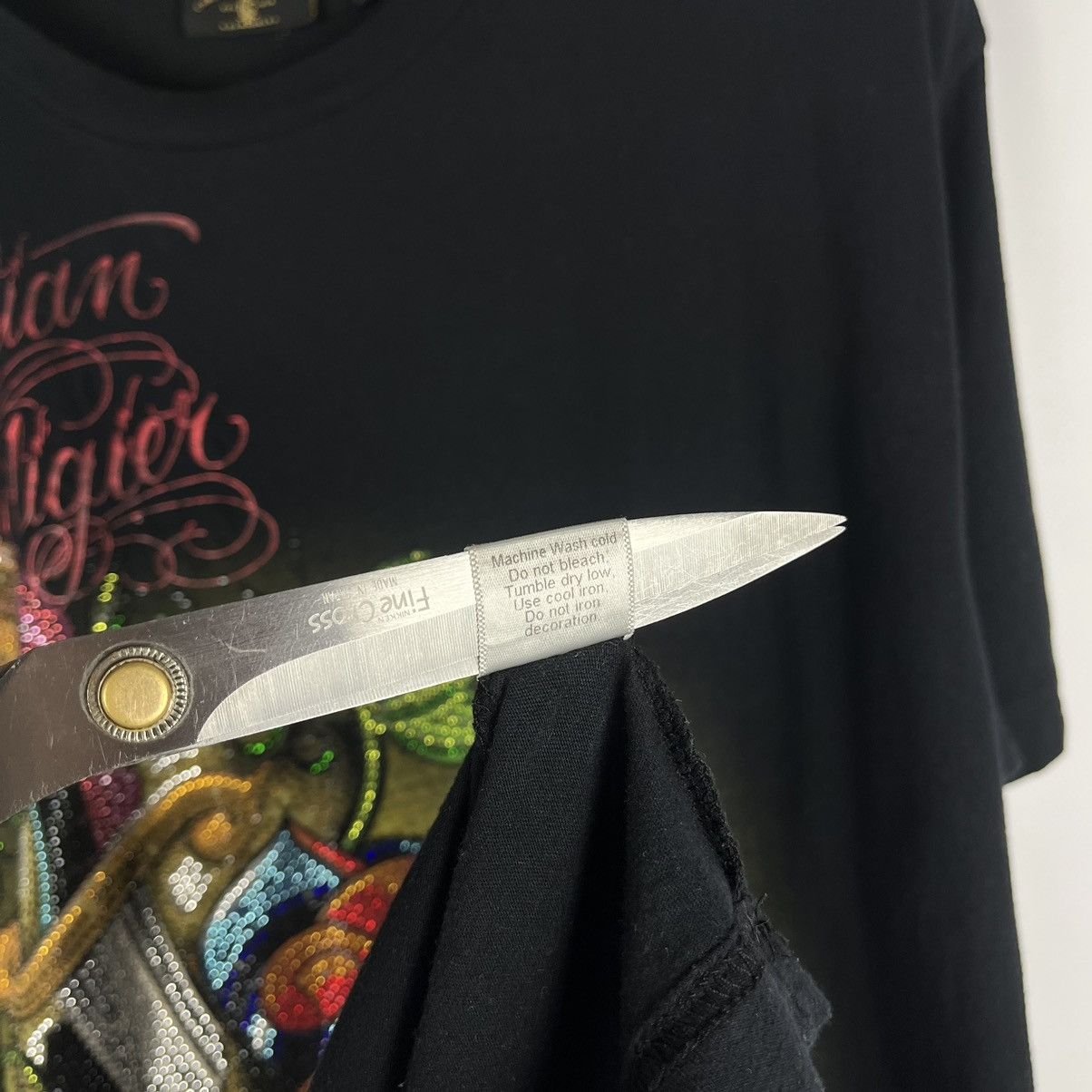 Christian Audigier Vintage Christian Audigier Ed Hardy rare y2k skulls tee 90’s Size US L / EU 52-54 / 3 - 14 Thumbnail