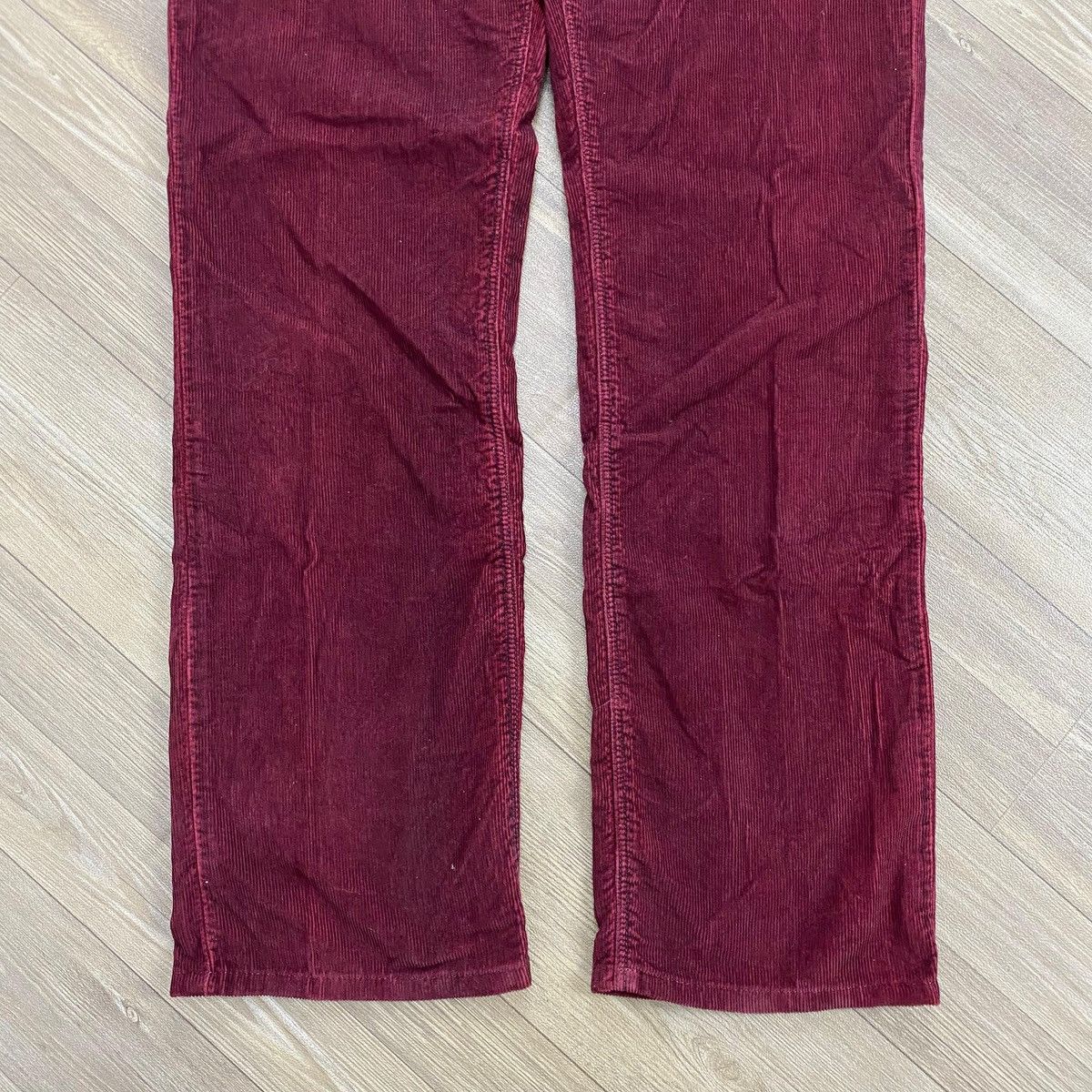 Gucci Vintage Gucci by Tom Ford Red Burgundy Corduroy Pants Luxury Size US 30 / EU 46 - 6 Thumbnail