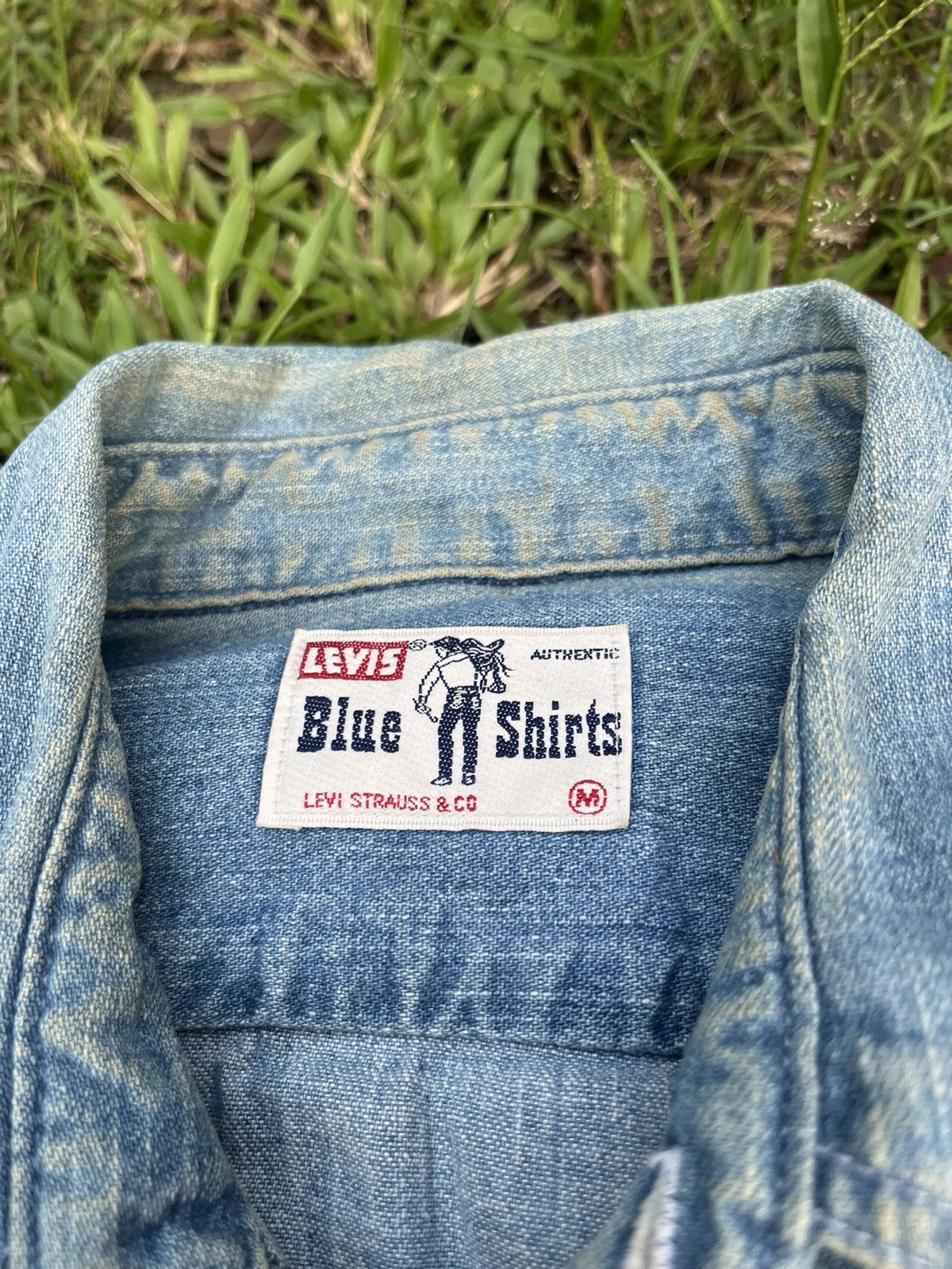 Levi's Vintage Clothing Levis Authentic Blue Shirt Y2K Western Cowboy Style vintage Size US M / EU 48-50 / 2 - 3 Thumbnail