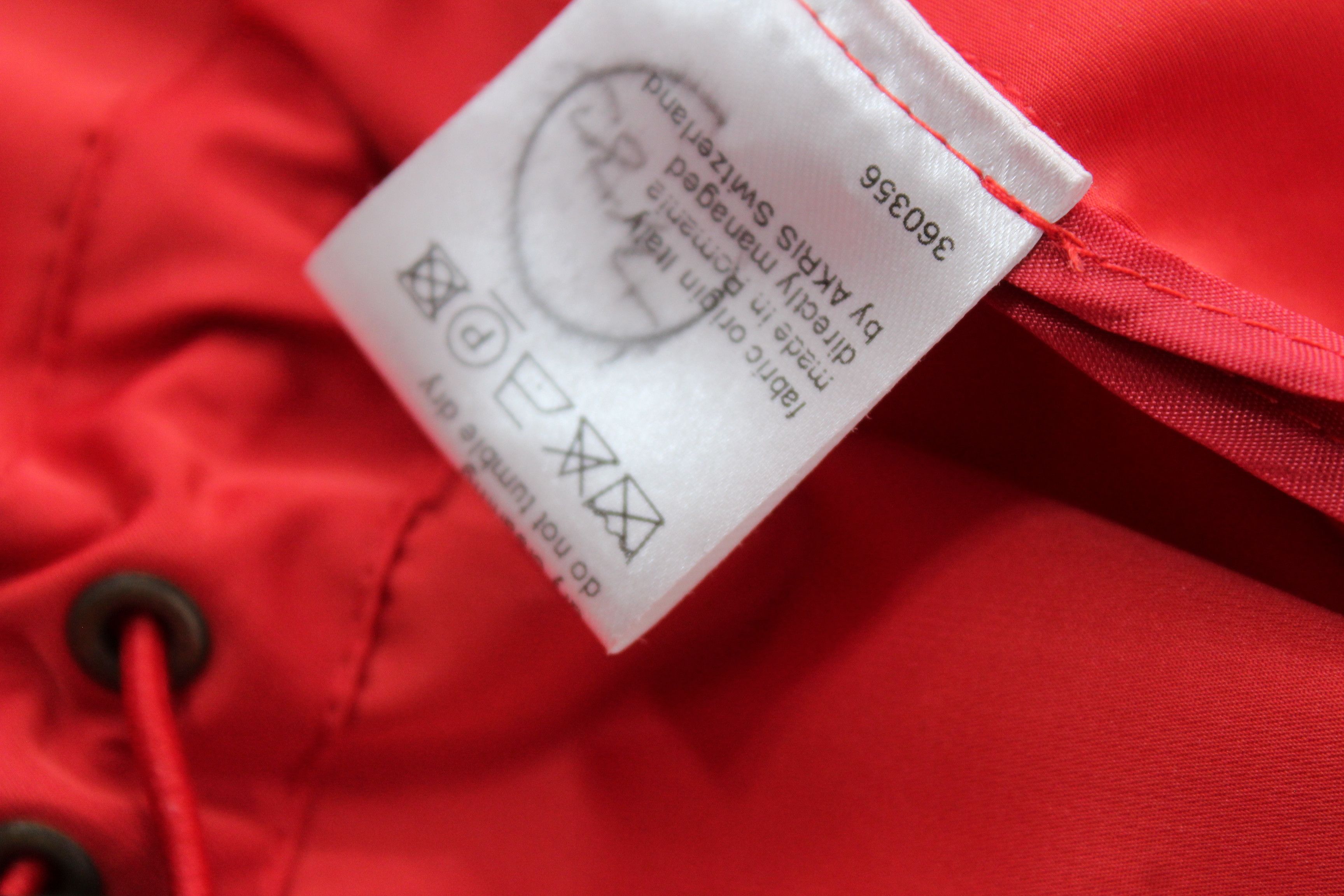 Akris Akris Punto Red Hooded Drawstring Waist Jacket Size US 6 Size M / US 6-8 / IT 42-44 - 14 Thumbnail