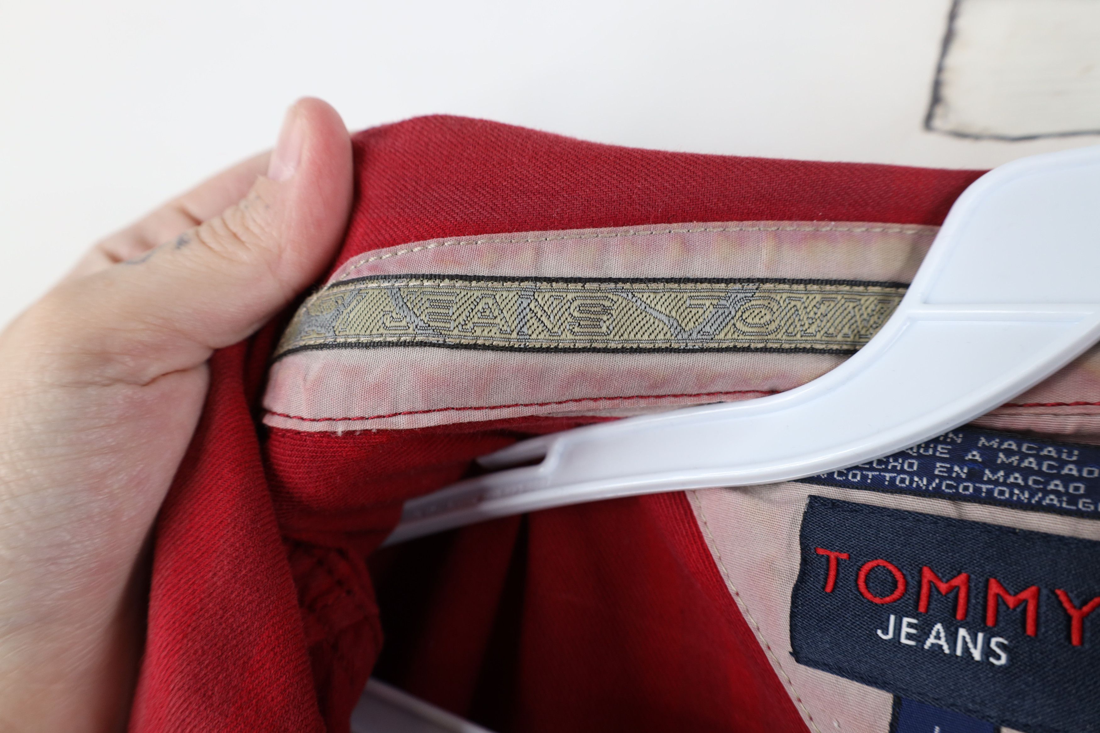 Tommy Hilfiger Vintage 90s Y2K Tommy Hilfiger Flannel Zip Shirt Jacket Size US L / EU 52-54 / 3 - 12 Thumbnail