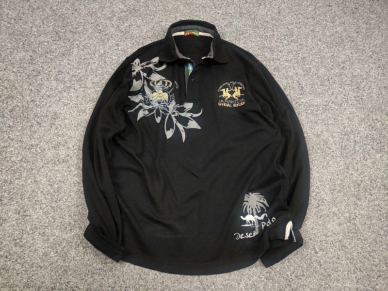 La Martina La Martina Vintage Dubai Logo Long sleeve Polo Ralph lauren Size US L / EU 52-54 / 3 - 3 Thumbnail