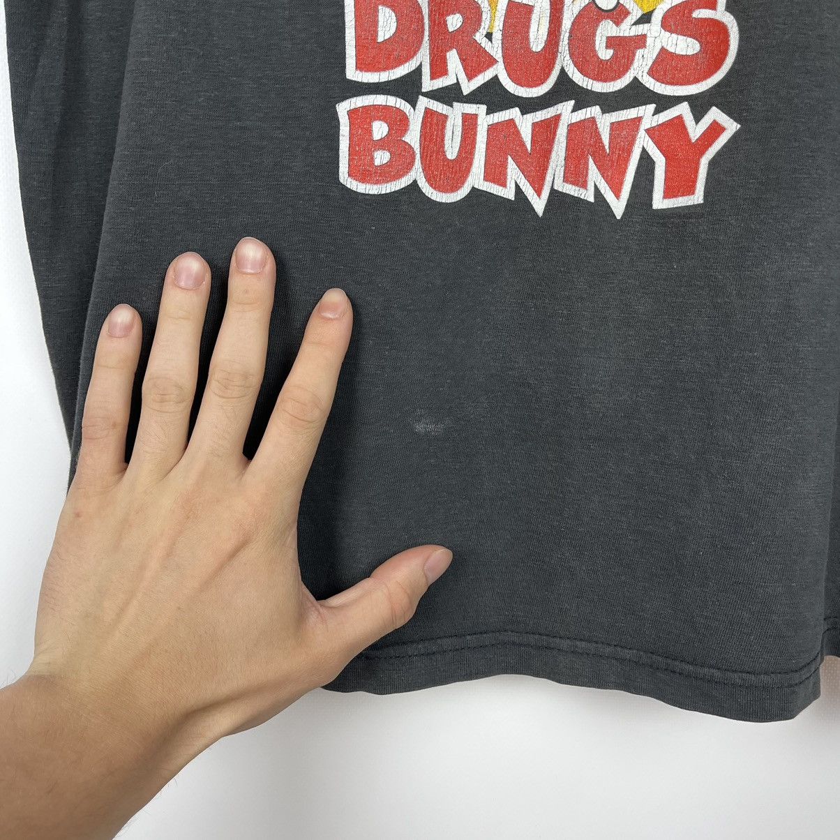 Seditionaries Vintage Drugs Bunny parody rare faded tee 90’s Size US M / EU 48-50 / 2 - 8 Thumbnail