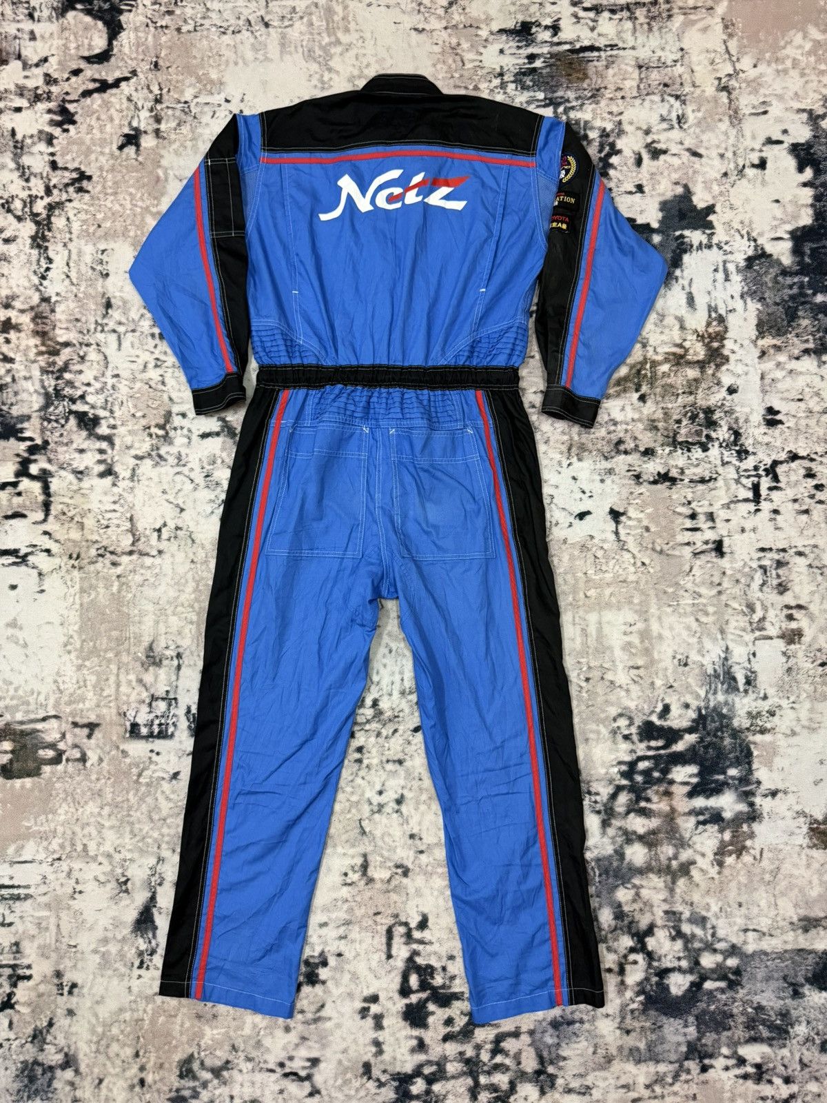 Japanese Brand × Vintage Vintage Netz Toyota Motosport Overall Size US 35 - 12 Thumbnail