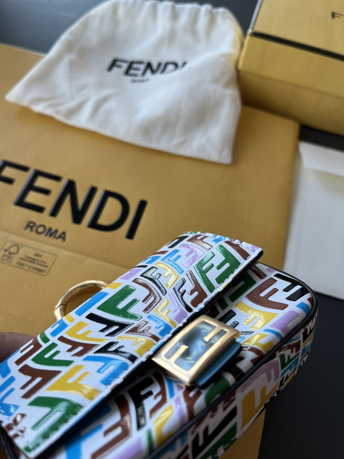 Fendi Fendi Super Runway Mini Bouquet Charm Bag Brand New Size ONE SIZE - 7 Thumbnail