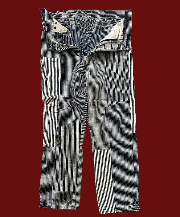Kapital Kapital Hickory Cotton Striped Pants | Grailed