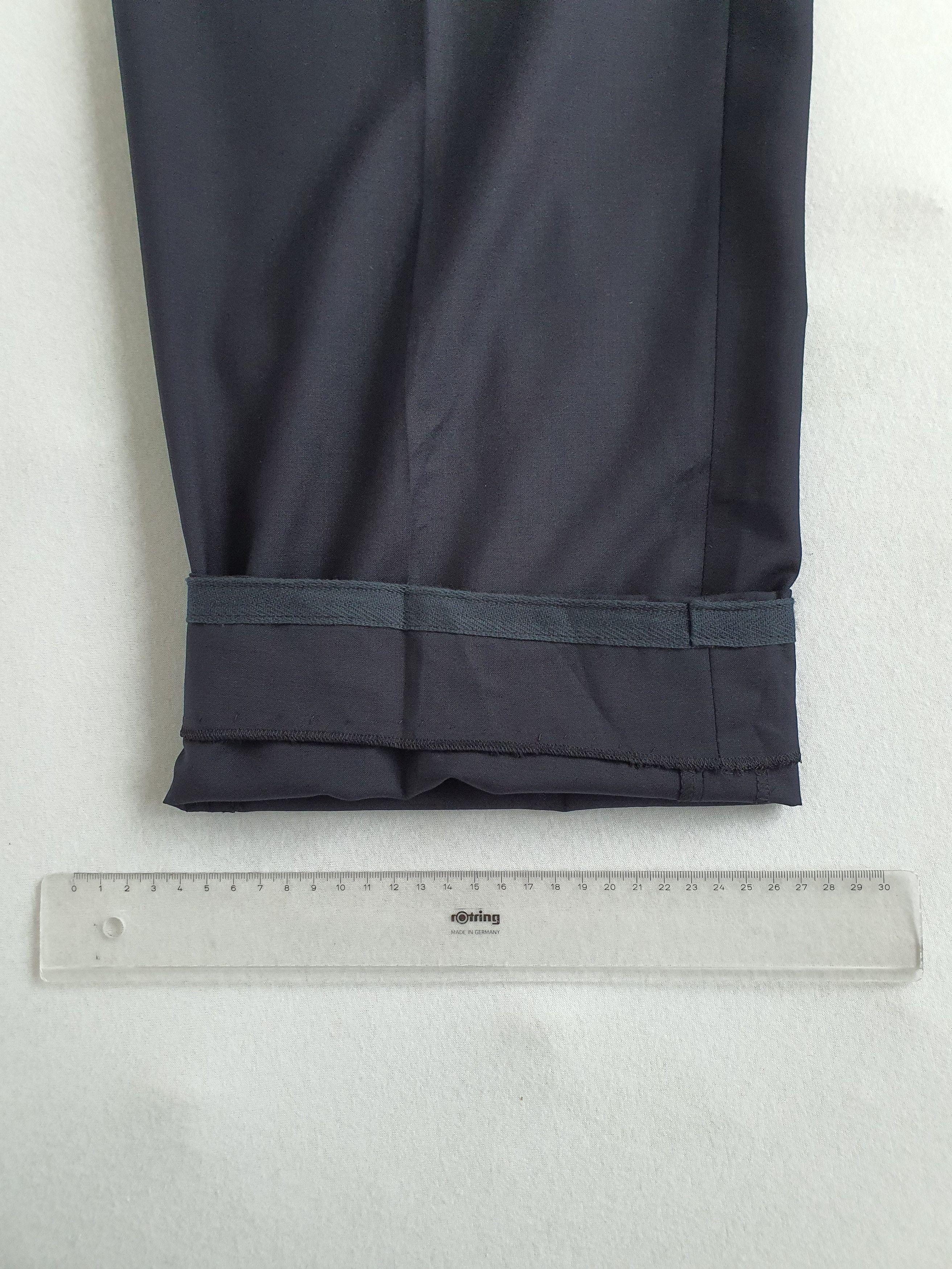 Canali Tailored Dress Pants - Navy, Pleated, Classic Fit - Sz EU 58 Size 42R - 10 Thumbnail