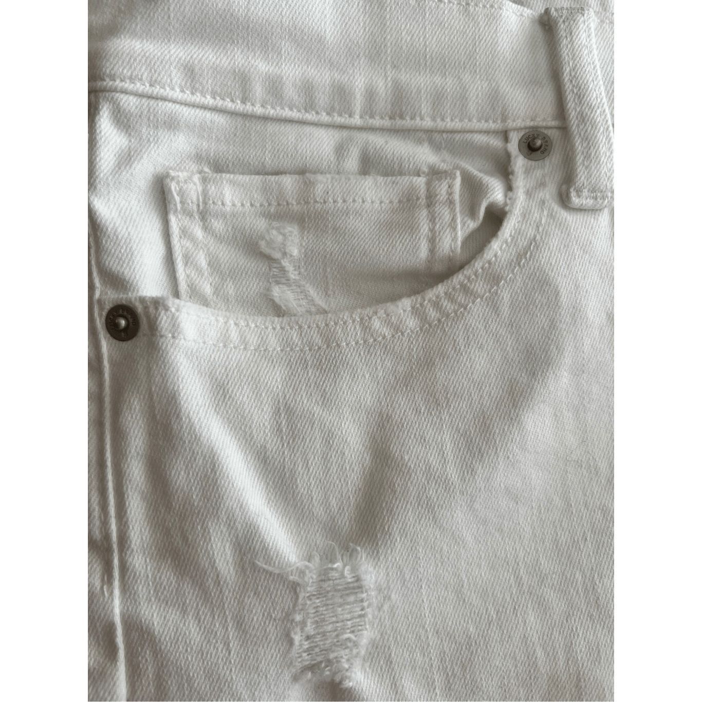 Lucky Brand Lucky Brand distressed Boyfriend White Jeans 8/29 Size 30" / US 8 / IT 44 - 7 Thumbnail