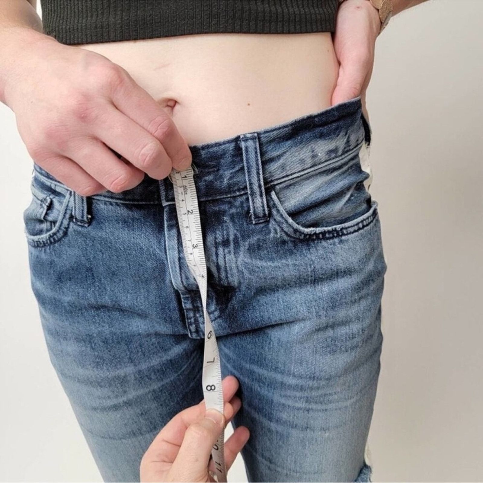 Pacsun PacSun Vertical Stretch Stacked Skinny Striped Jeans Size 30" / US 8 / IT 44 - 12 Thumbnail