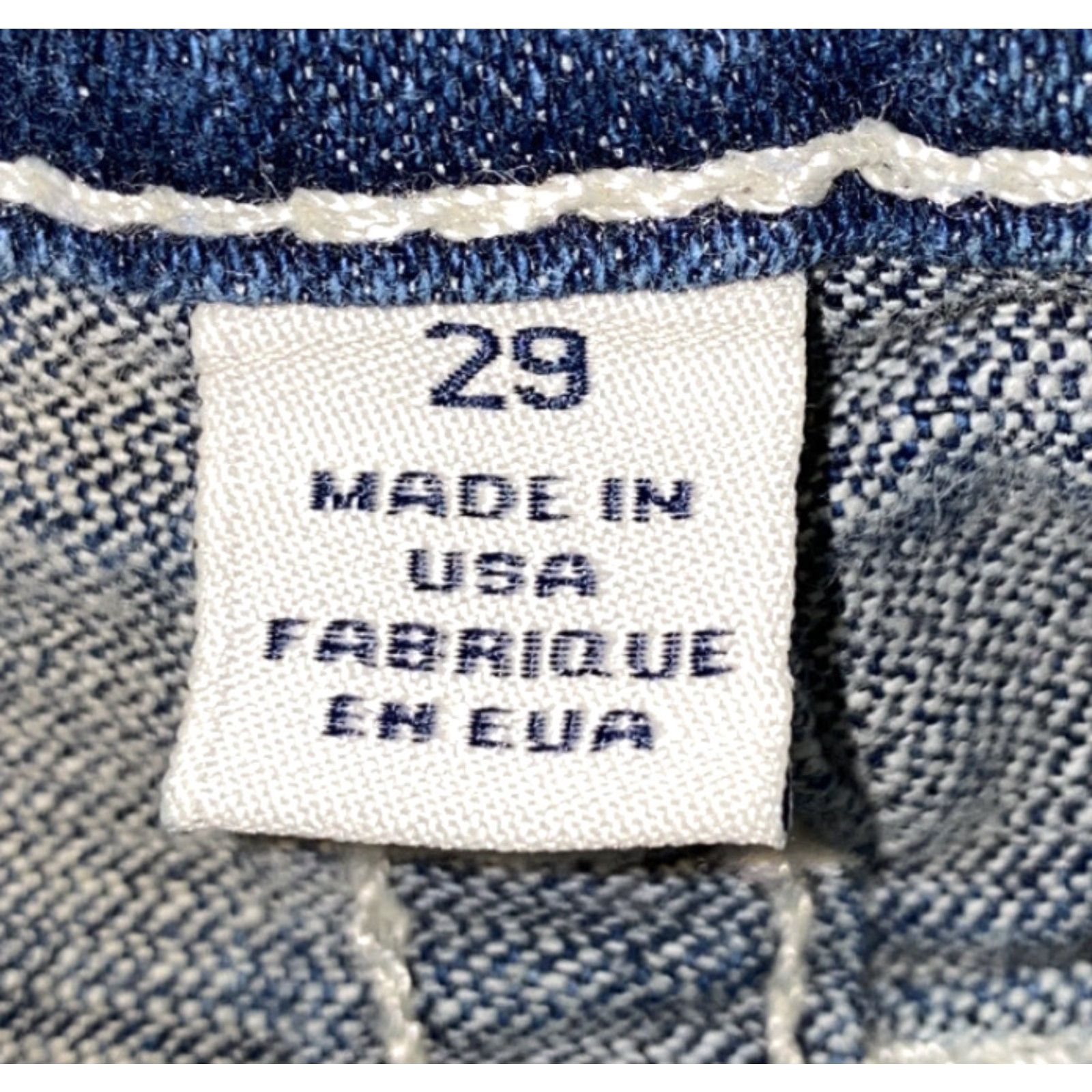True Religion True Religion Womens Jeans Skinny Denim Blue 29 x 32 USA MADE Size 29" - 6 Thumbnail