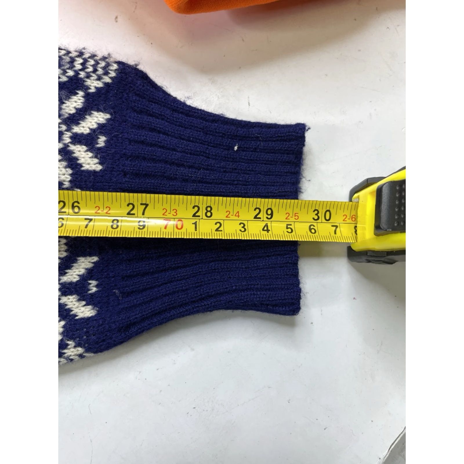 Vintage VINTAGE Andrew St John Fair Isle Reindeer Winter Knit Sweater Size M Blue Cotton Knit Crew Neck Long Sleeve Men Pullover 90s Ski Winter Casual Logo Size US M / EU 48-50 / 2 - 4 Thumbnail