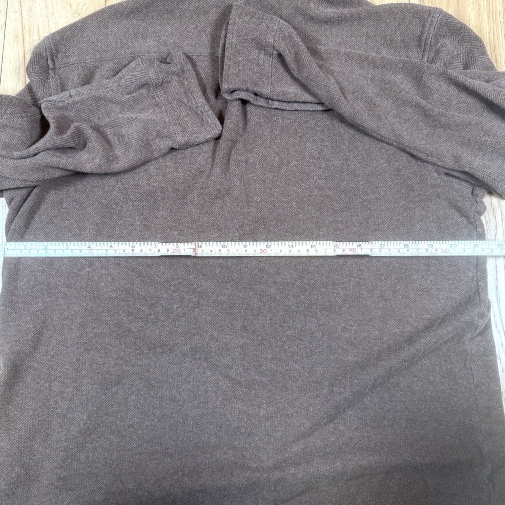 Ralph Lauren VINTAGE Ralph Lauren Polo Shirt Herringbone Brown Alpaca Cotton Mens Large L Button Shirt Size US L / EU 52-54 / 3 - 5 Thumbnail