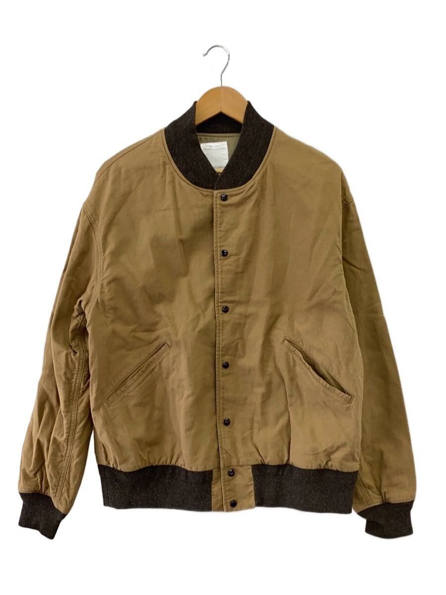 Visvim Beige Cotton Back Print Jacket Versity Sb Size US L / EU 52-54 / 3 - 1 Thumbnail