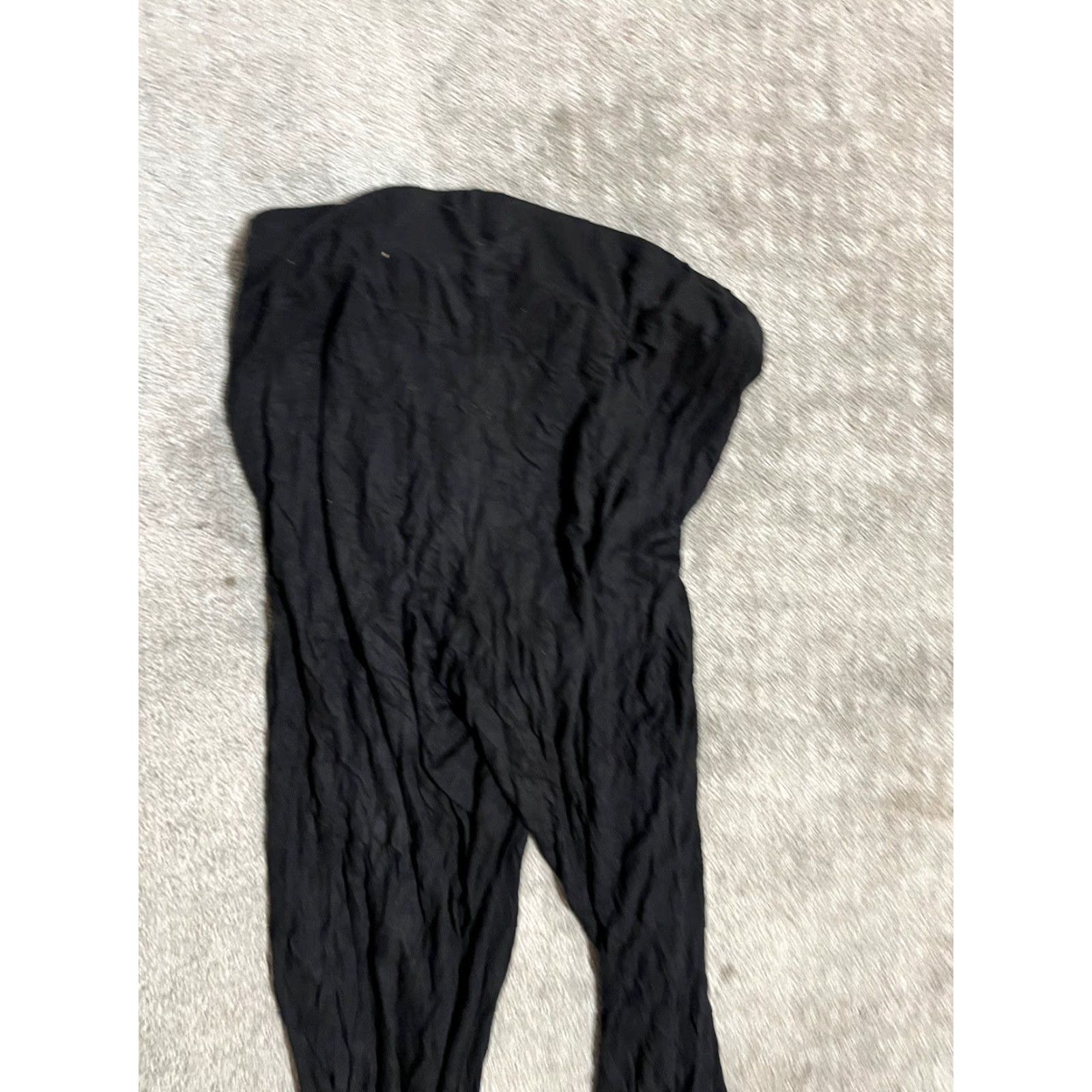 H&M H&M Wide Leg Pants Womens Cropped Flowy Wide Leg Palazzo Black Size M Size 32" / US 10 / IT 46 - 4 Thumbnail