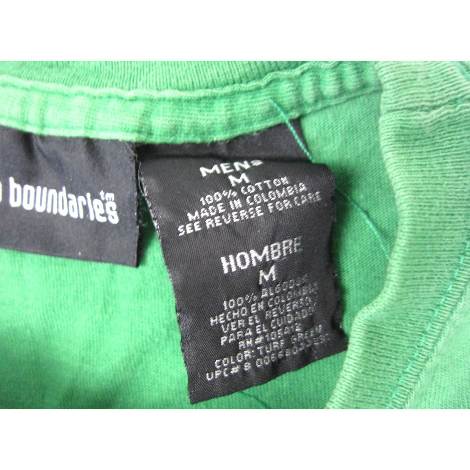 Vintage No Boundaries Shirt Adult Medium Green I Am Not A Model Funny Quote Casual Tee Shirt Mens Green Logo 2020s Size US M / EU 48-50 / 2 - 4 Thumbnail