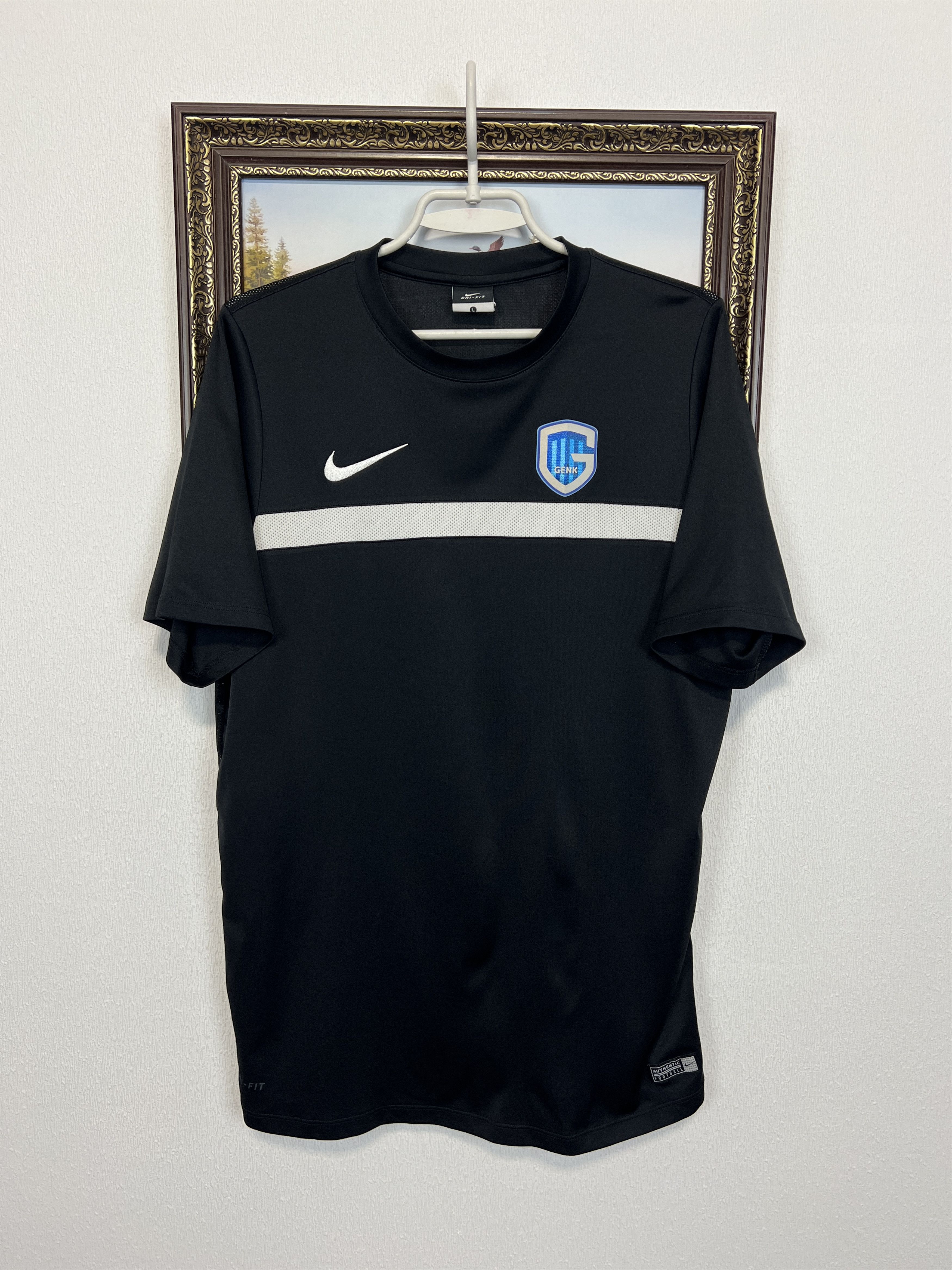 Nike Genk Football Black Shirt Soccer Jersey Sport Trikot Rare Size US L / EU 52-54 / 3 - 1 Thumbnail
