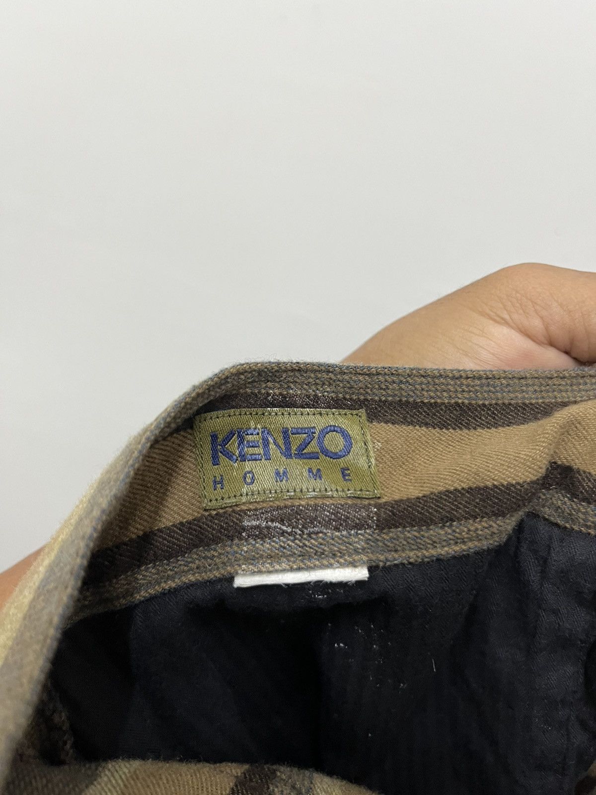 Kenzo Vintage Kenzo Homme Striped Wool Pants Size US 32 / EU 48 - 9 Thumbnail