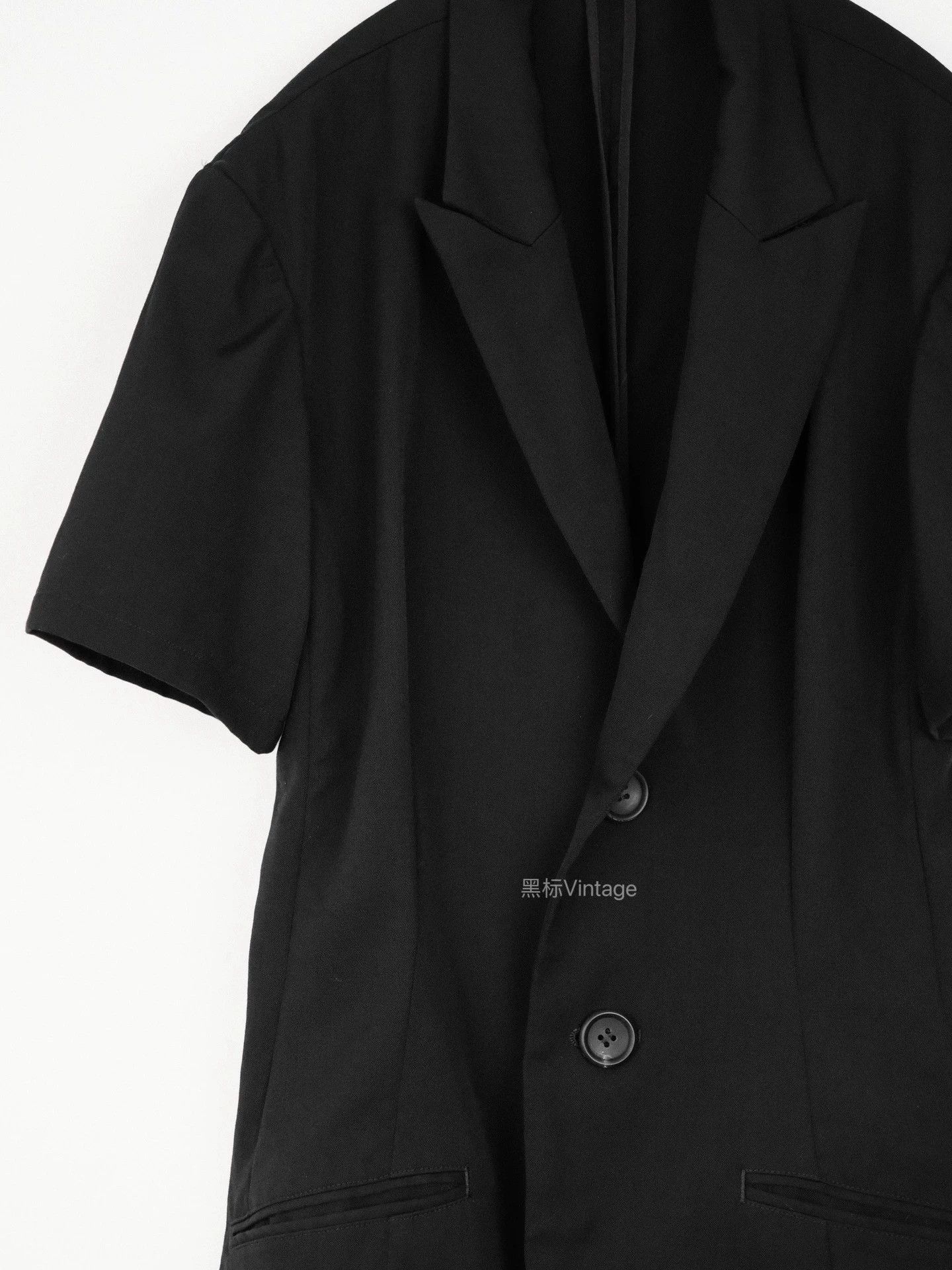 Yohji Yamamoto Yohji Yamamoto 22ss Vtg Minimal Notch Lapel Short Jkt Size S / US 4 / IT 40 - 3 Thumbnail