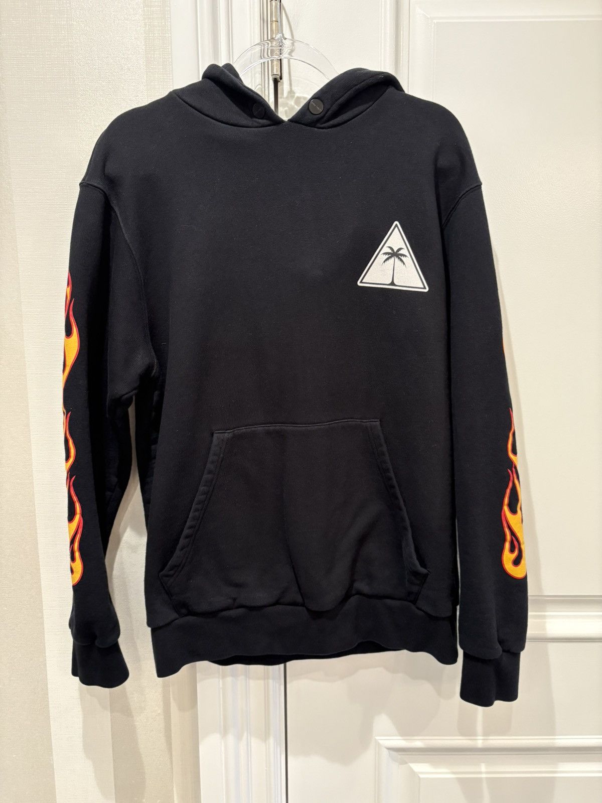 Palm Angels Palm Angels Black Flame Sleeved Size US L / EU 52-54 / 3 - 1 Thumbnail