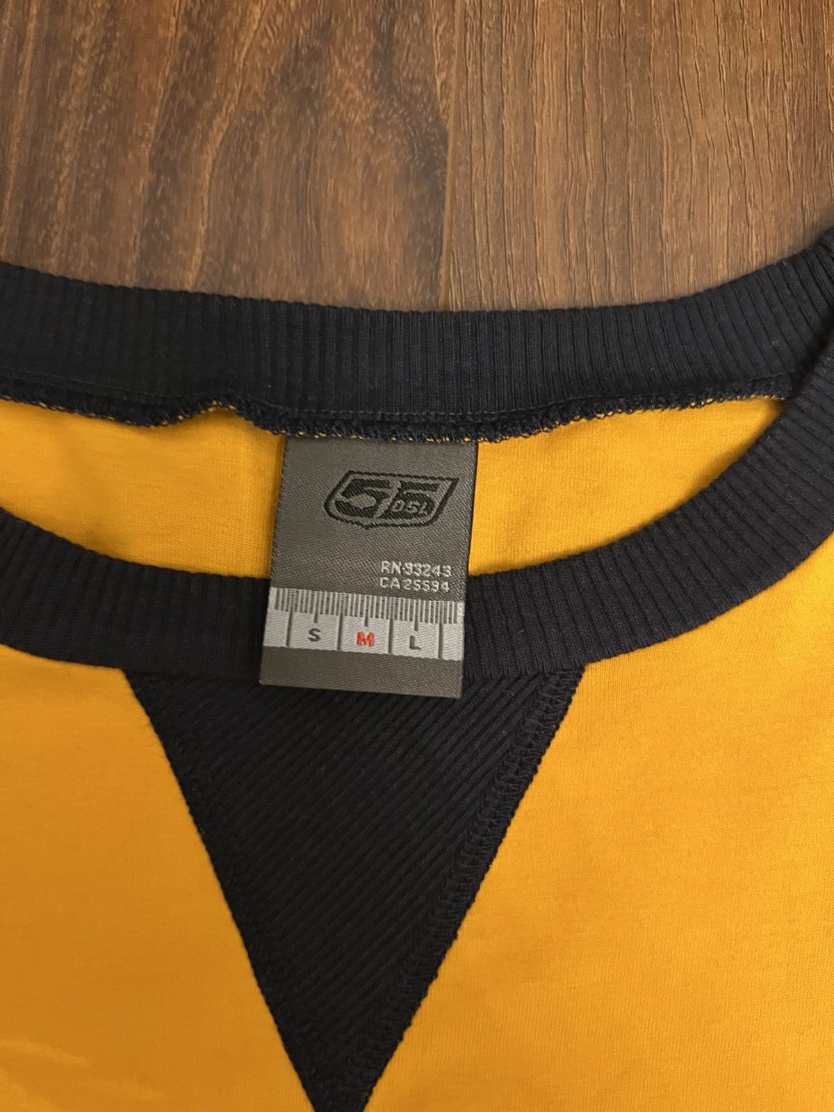 55DSL Y2K 55DSL Long Sleeve Felt Graphic Ringer Tee Size US M / EU 48-50 / 2 - 6 Thumbnail