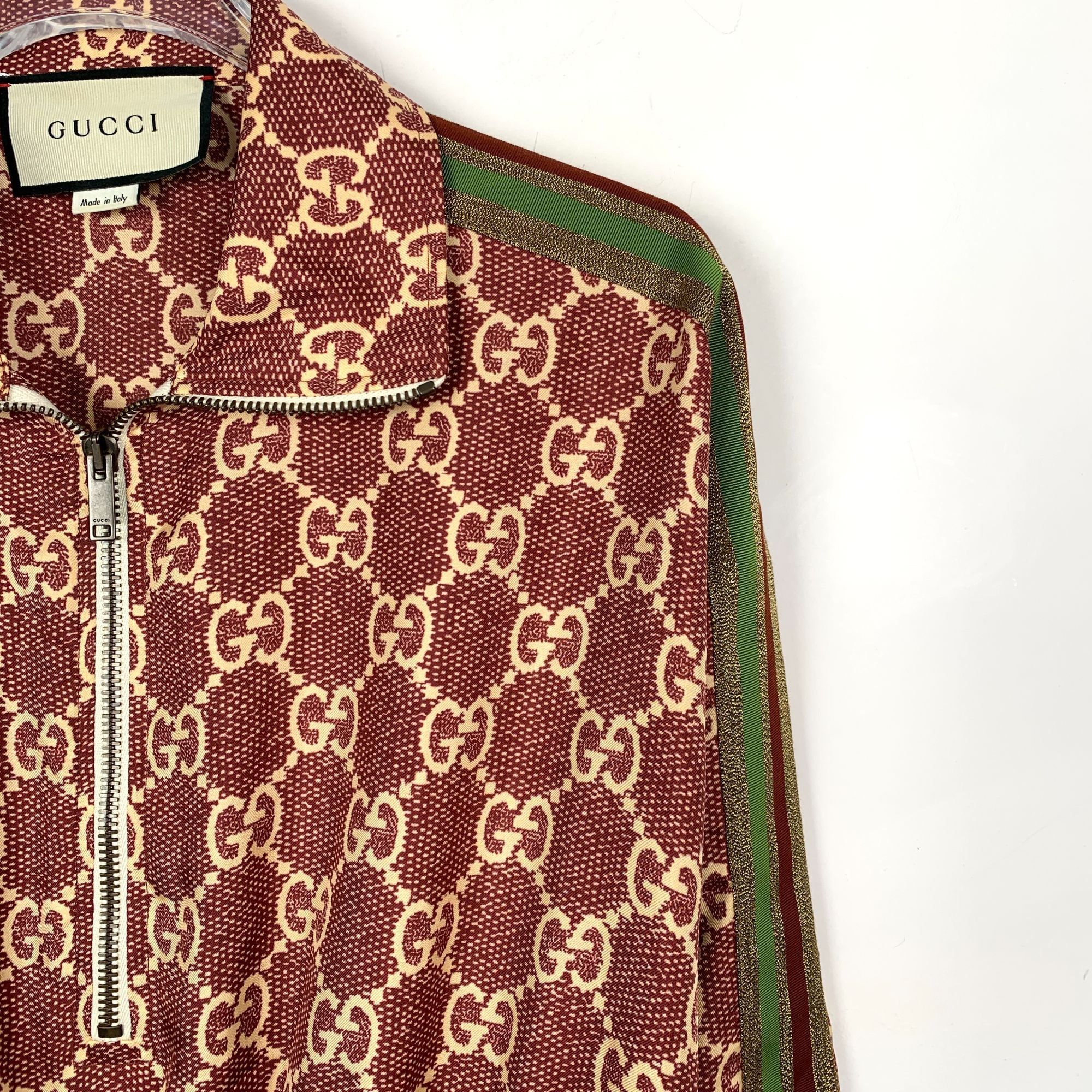 Gucci Gucci Monogram GG Knit Dress With Zip Collar & Drawstring Wa Size XS / US 0-2 / IT 36-38 - 3 Thumbnail