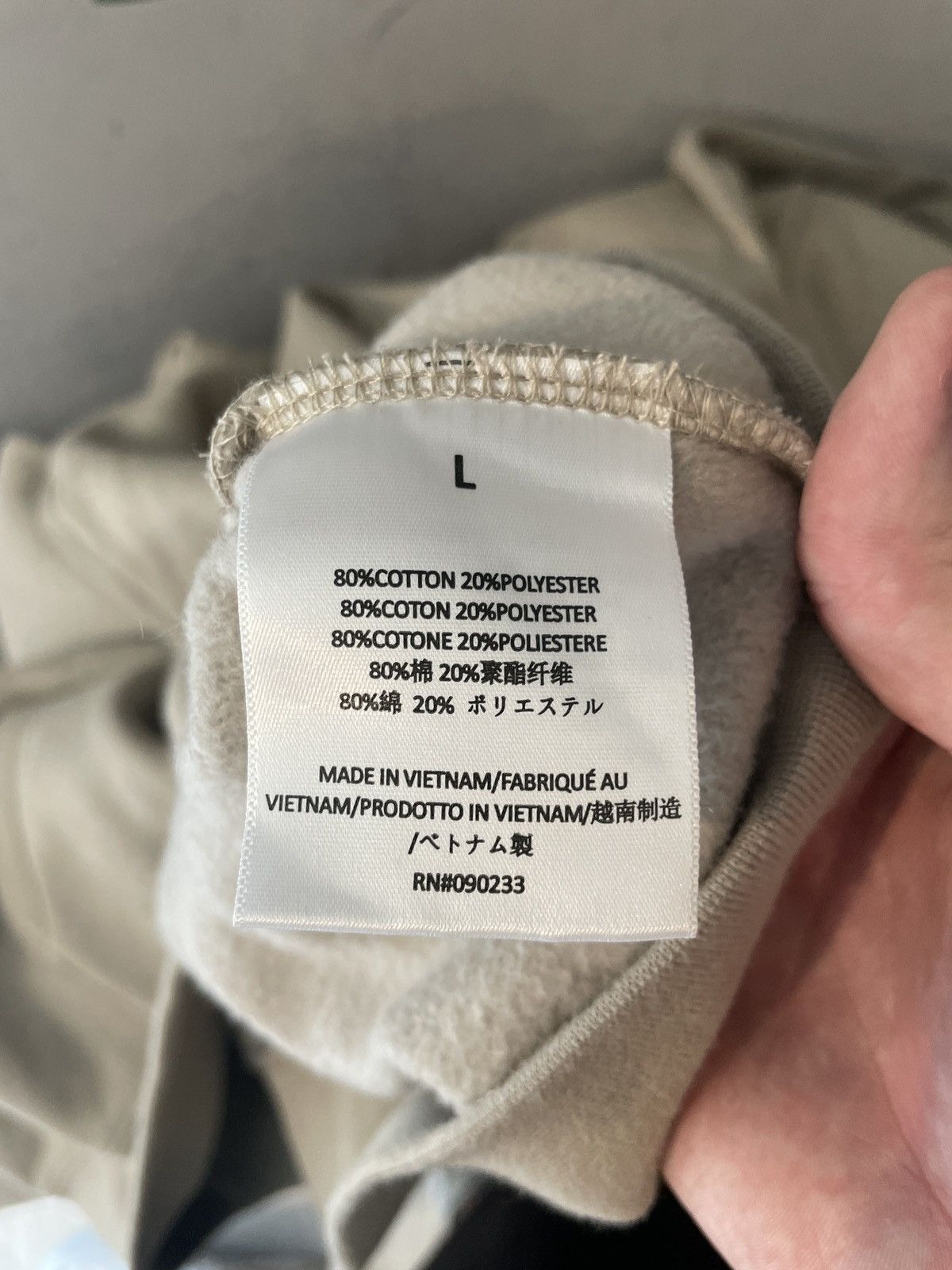 Essentials × Fear of God Fear of God Essentials String Hoodie L Size US L / EU 52-54 / 3 - 5 Thumbnail