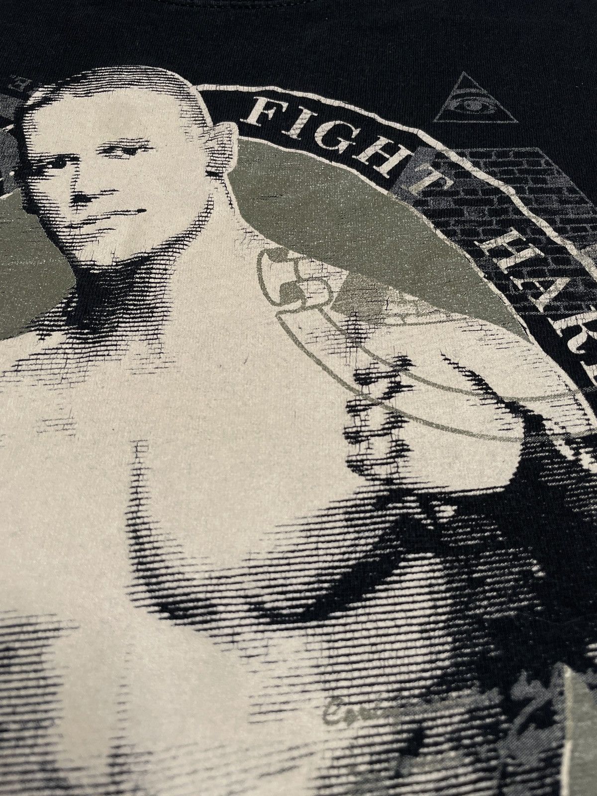 WWE Vintage Black T-Shirt Tee John Cena President WWE WWF Size US M / EU 48-50 / 2 - 4 Thumbnail