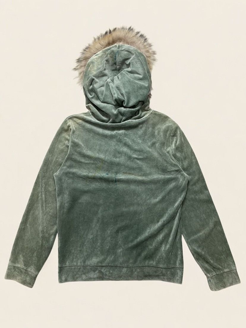 Japanese Brand Velvet LGB If Six Was Nine Style Faux Fur Zip Hoodie Size L / US 10 / IT 46 - 2 Thumbnail