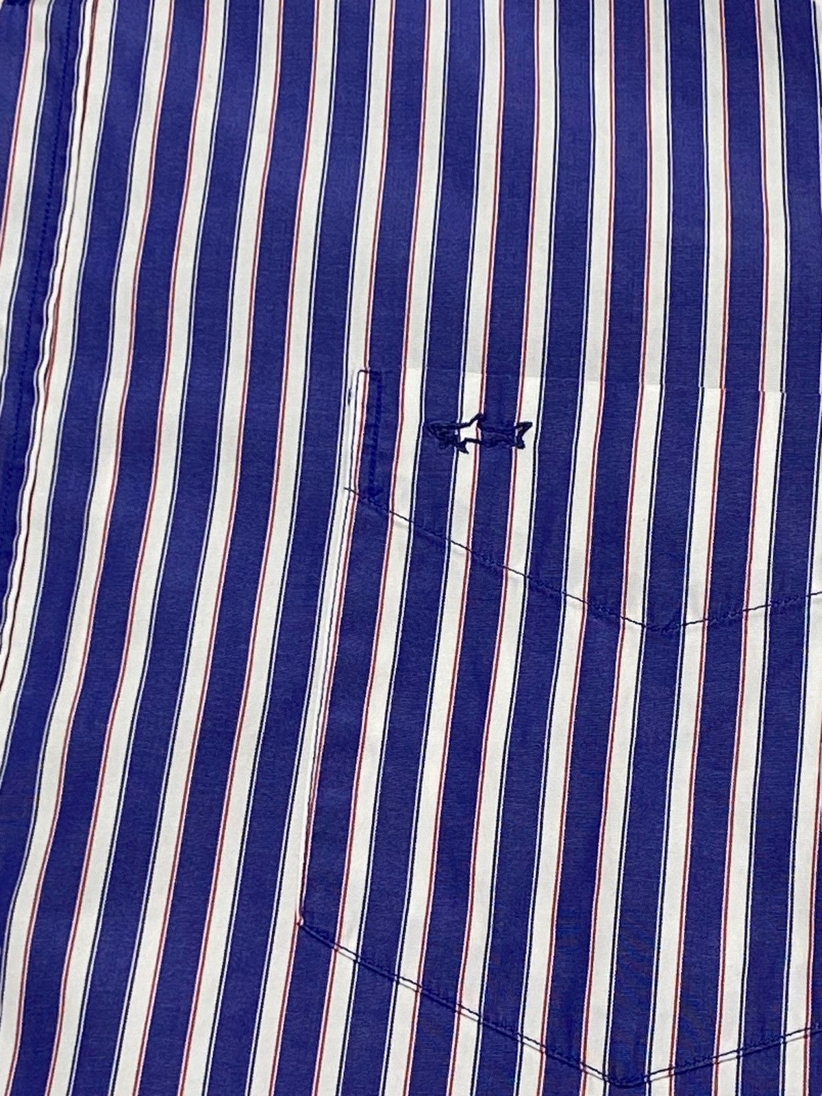 Paul & Shark Vintage PAUL SHARK Crazy 3D Effect Button Up Shirt Size US XXL / EU 58 / 5 - 3 Thumbnail
