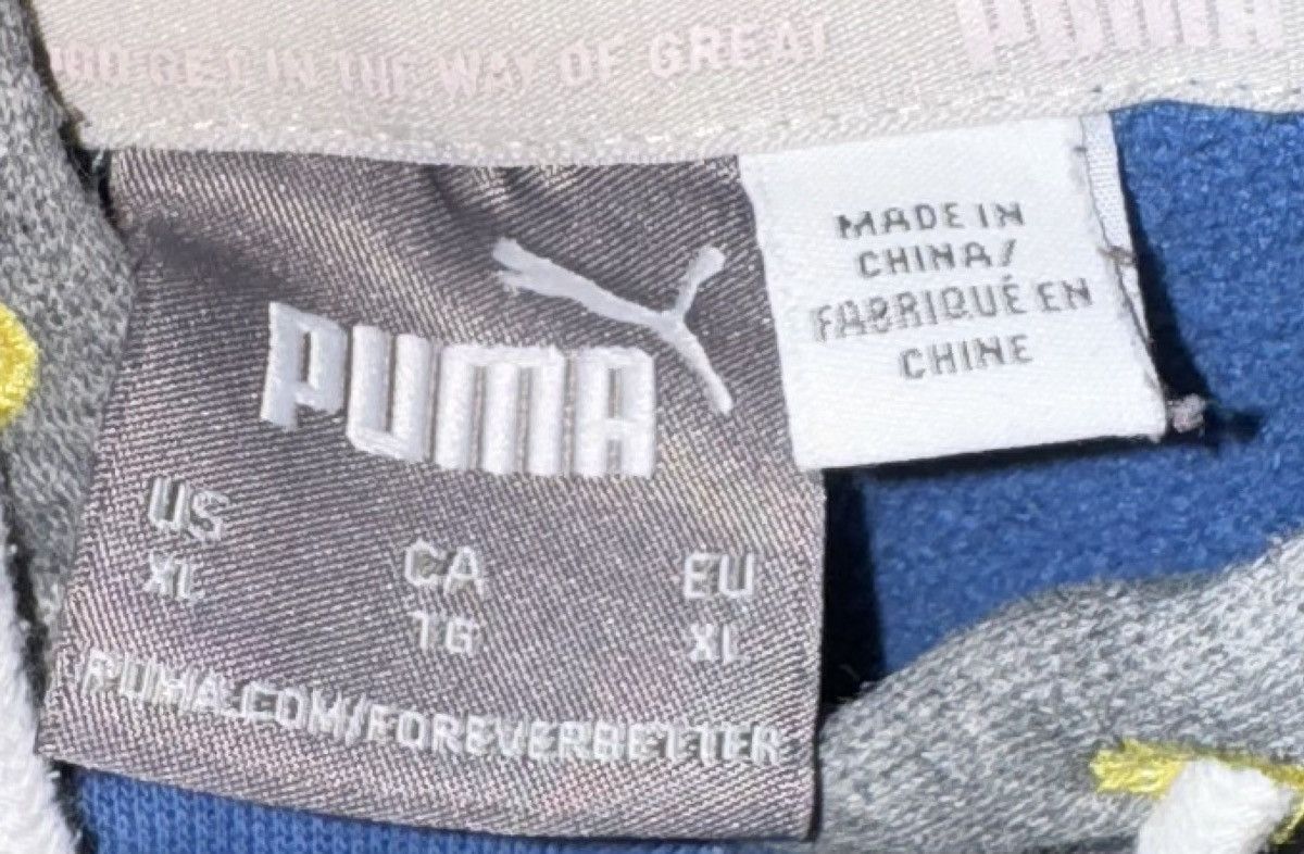 Puma Puma Men’s Black Fives Hoodie Colorblock Size US XL / EU 56 / 4 - 4 Thumbnail