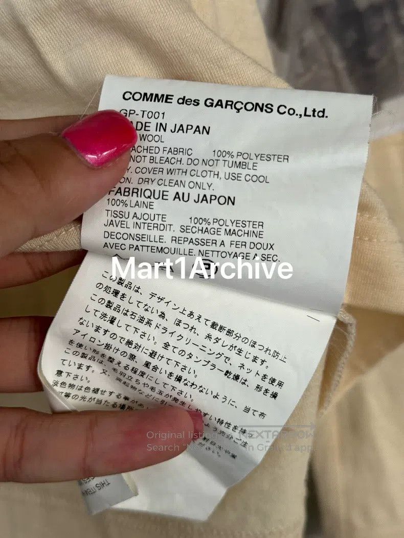 Comme des Garcons Comme Des Garcons Zombie bride mesh patchwork long sleeves Size S / US 4 / IT 40 - 9 Thumbnail