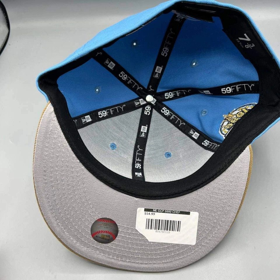 New Era Houston Astros Hat Men 7 3/8 59Fifty New Era MLB Fitted Cap Size ONE SIZE - 2 Thumbnail