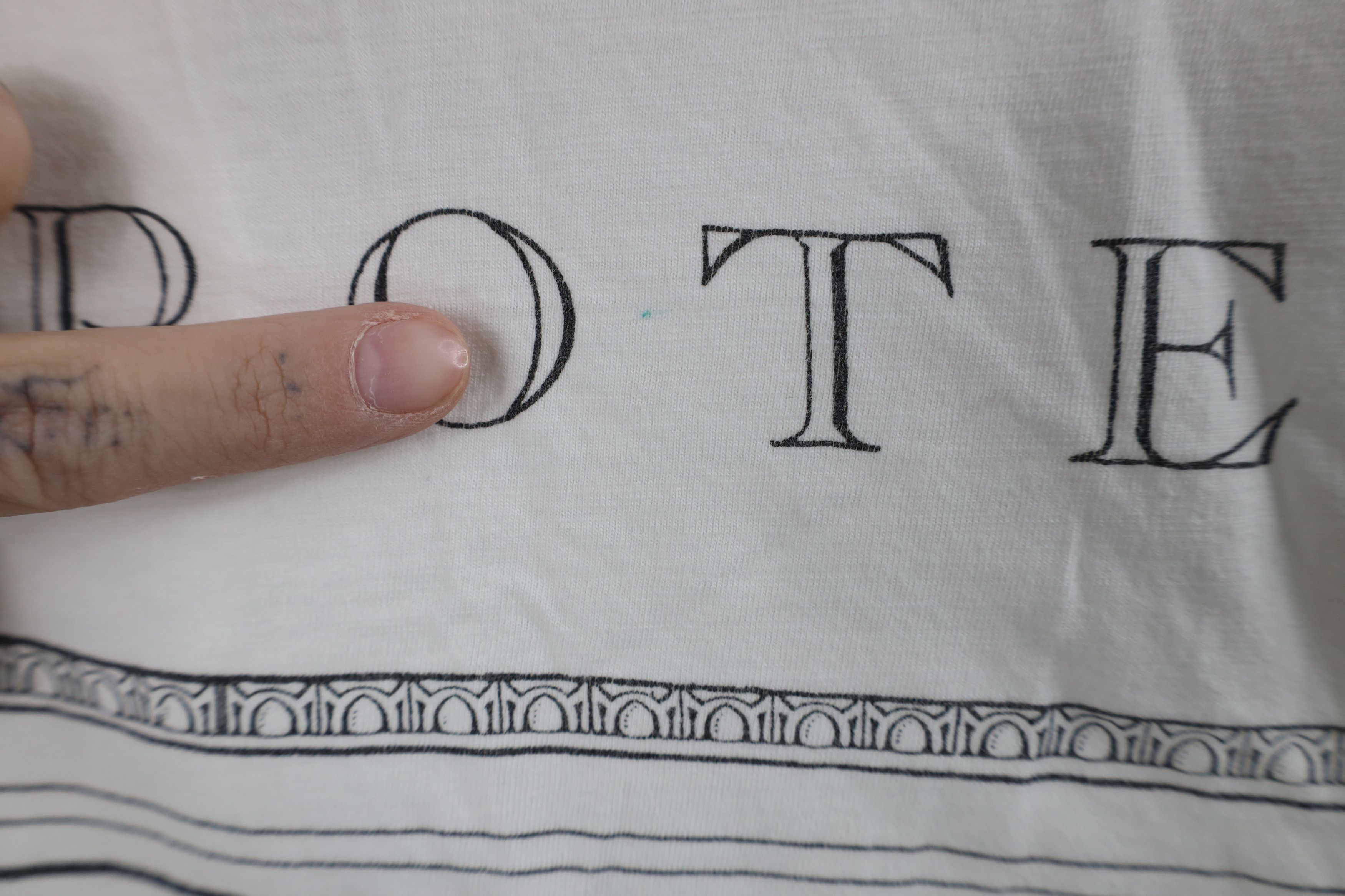 Vintage Vintage 90s Volens Potens Wanting Willing Able T-Shirt Size US XL / EU 56 / 4 - 5 Thumbnail