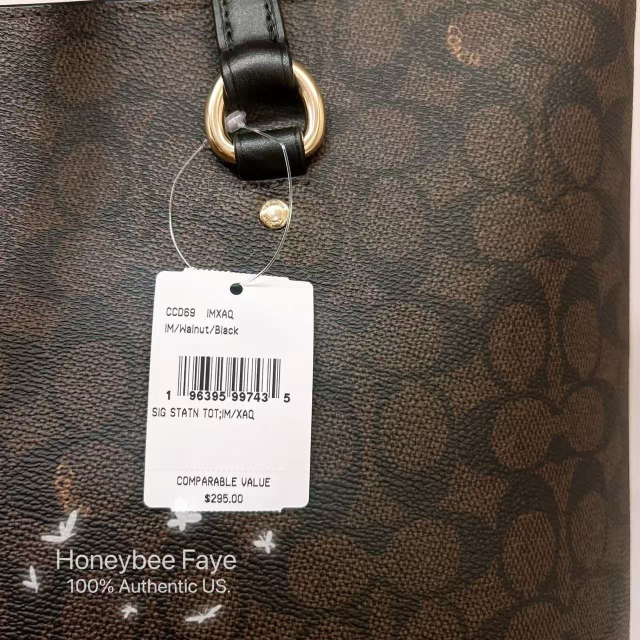Coach Station Tote Bag In Signature Canvas CCD69 Size ONE SIZE - 4 Thumbnail