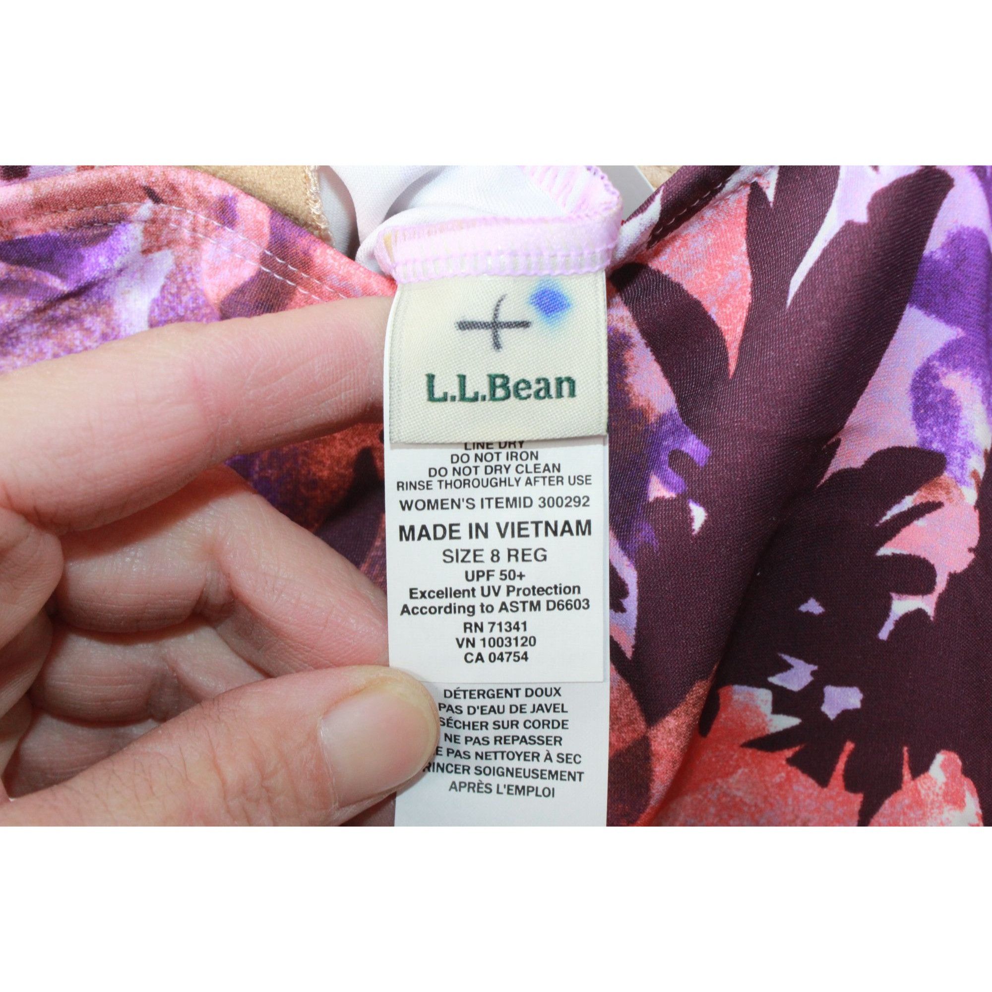 L.L. Bean LL Bean Shaping Swimwear Tankini Top Floral Print Size 8 Size M / US 6-8 / IT 42-44 - 7 Thumbnail