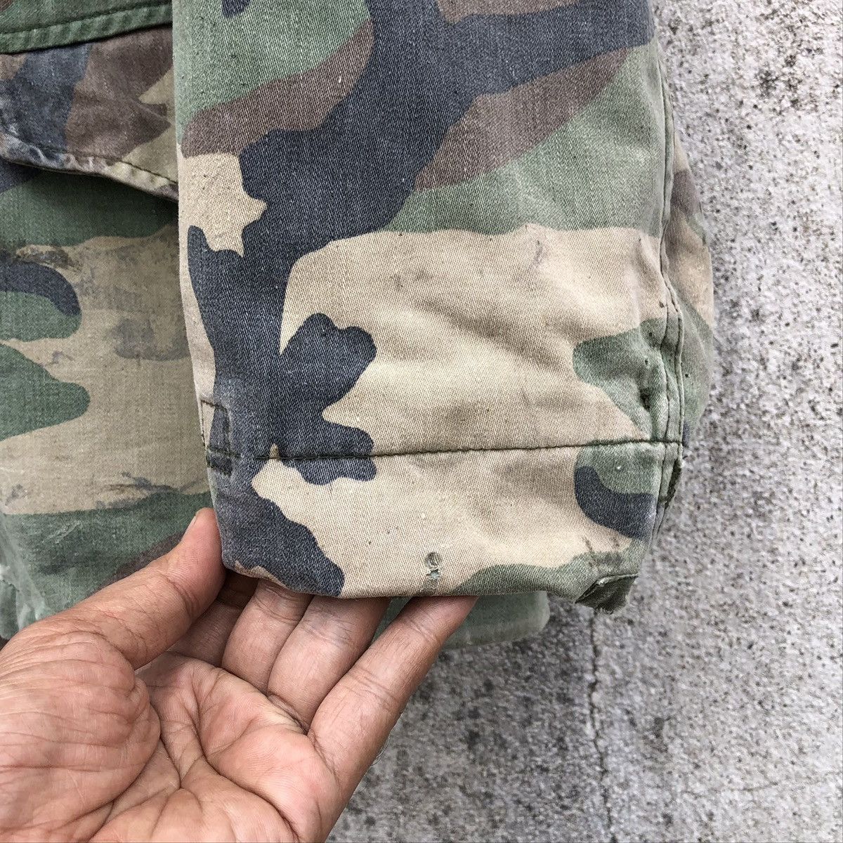 Alpha Industries 🔥VTG 80s Alpha Cold Weather Field THRASHED DISTRESSED Jacket Size US M / EU 48-50 / 2 - 14 Thumbnail