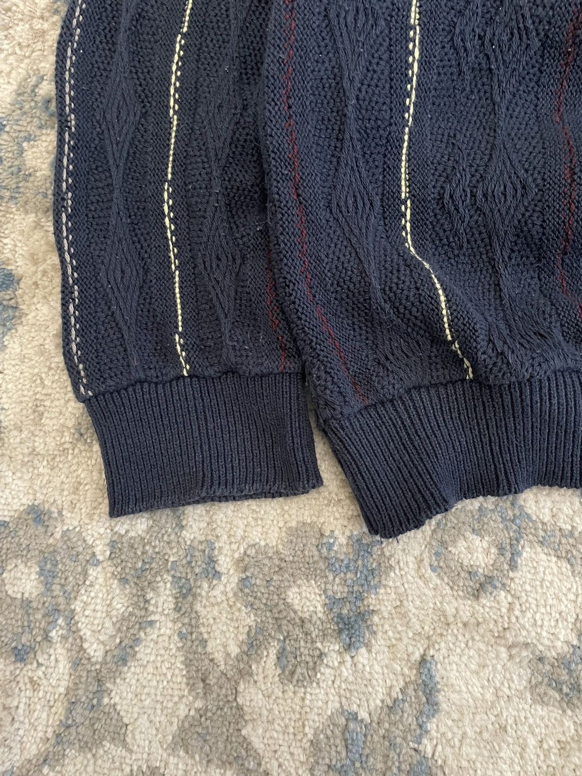 Vintage Vintage 90s 3D Coogi Style Sweater Knit Tundra Our Legacy Size US M / EU 48-50 / 2 - 4 Thumbnail