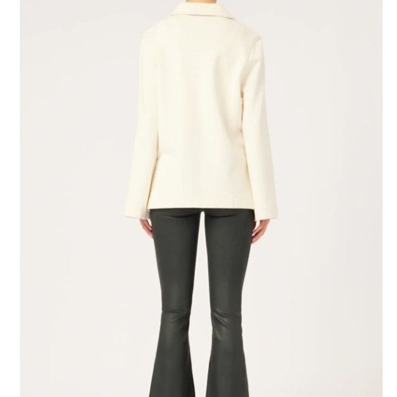 DL1961 NWT DL1961 Women's Cream Sweatshirt Millie Tunic Top M Size M / US 6-8 / IT 42-44 - 4 Thumbnail