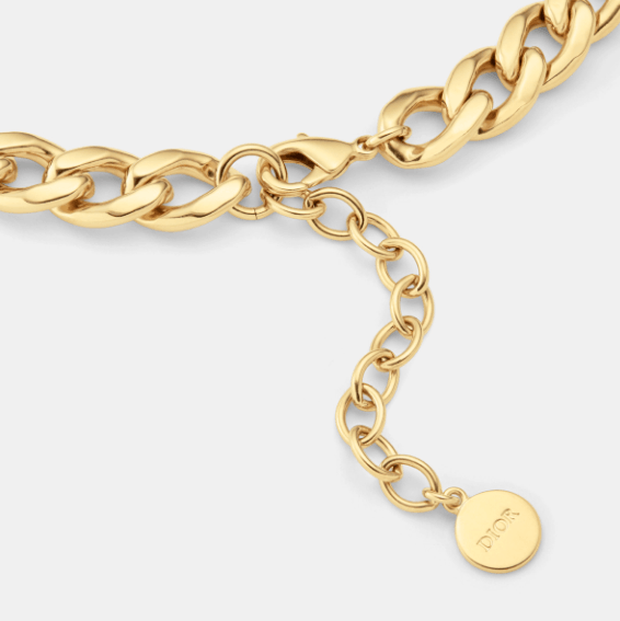 Dior o1w1db10225 Size: OS 30 Montaigne Necklace in Gold/Black Size ONE SIZE - 3 Thumbnail