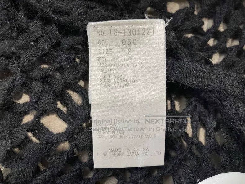 Helmut Lang Helmut Lang Mesh Knit Asymmetric Tight Knit Sweater Size S / US 4 / IT 40 - 7 Thumbnail