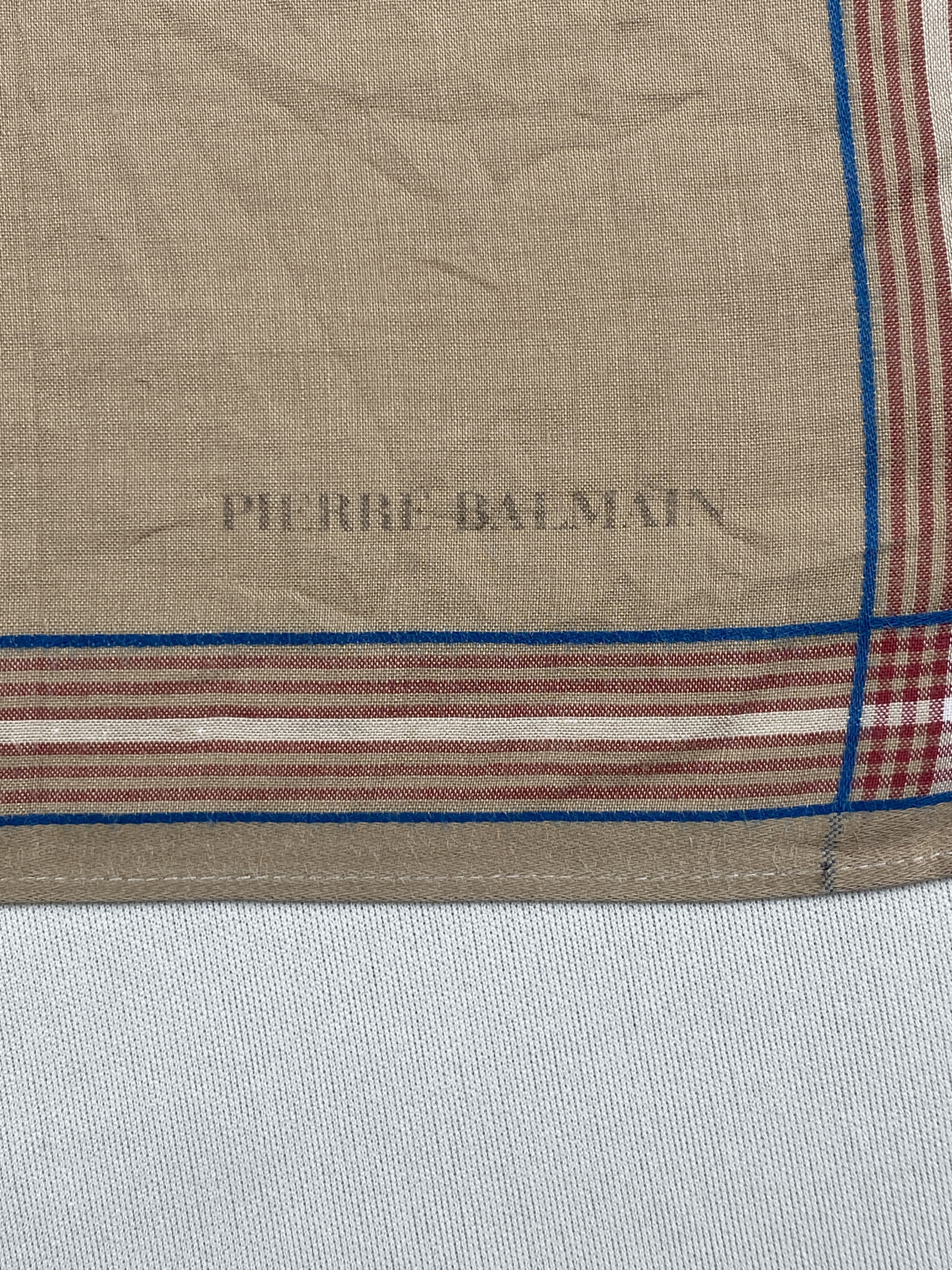 Pierre Balmain Vtg Pierre Balmain Handkerchief Pocket Square Bandana HM0019 Size ONE SIZE - 5 Thumbnail