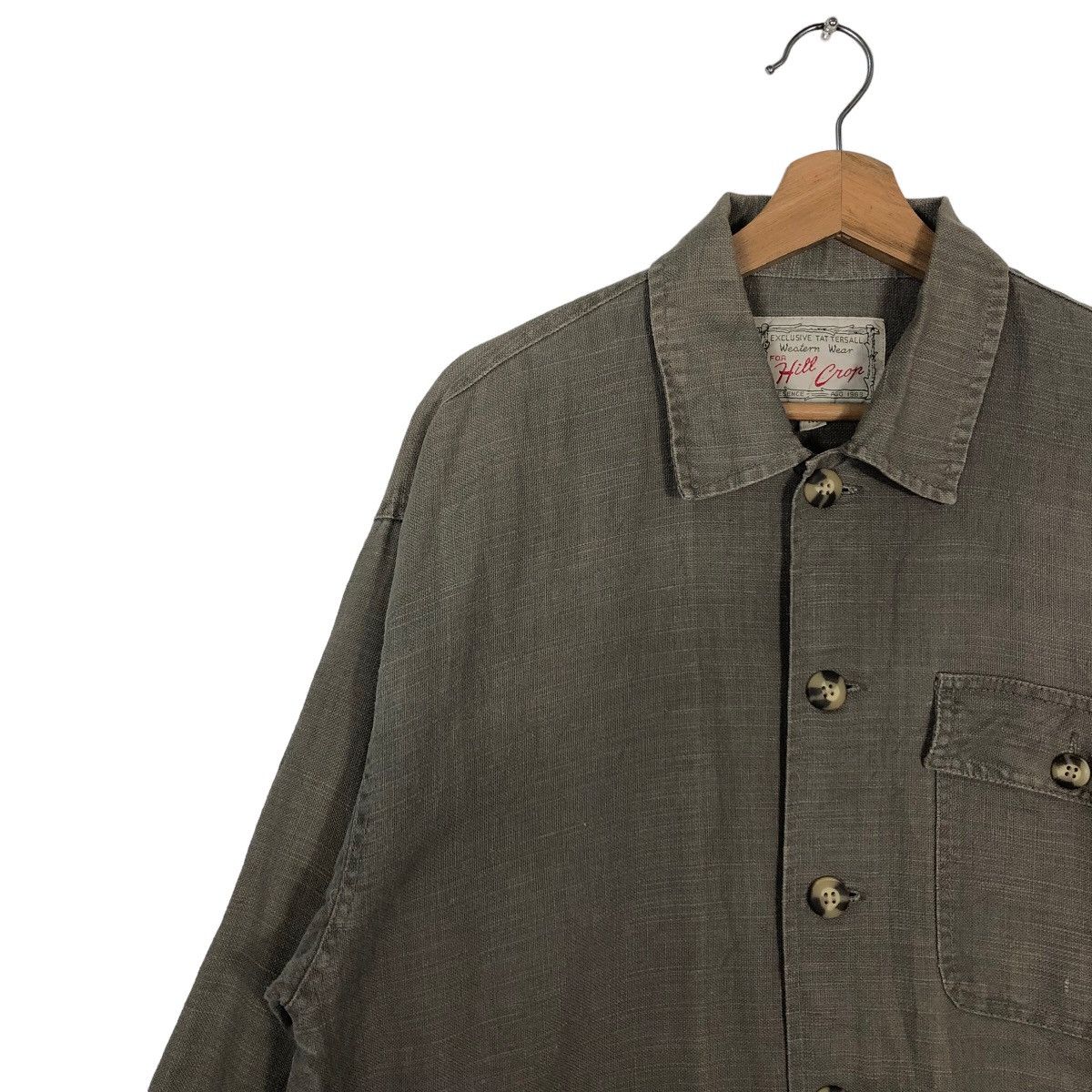 Issey Miyake 🔥Vintage Hikory Chore Jacket Hill Crop Western Made Design Size US M / EU 48-50 / 2 - 7 Thumbnail