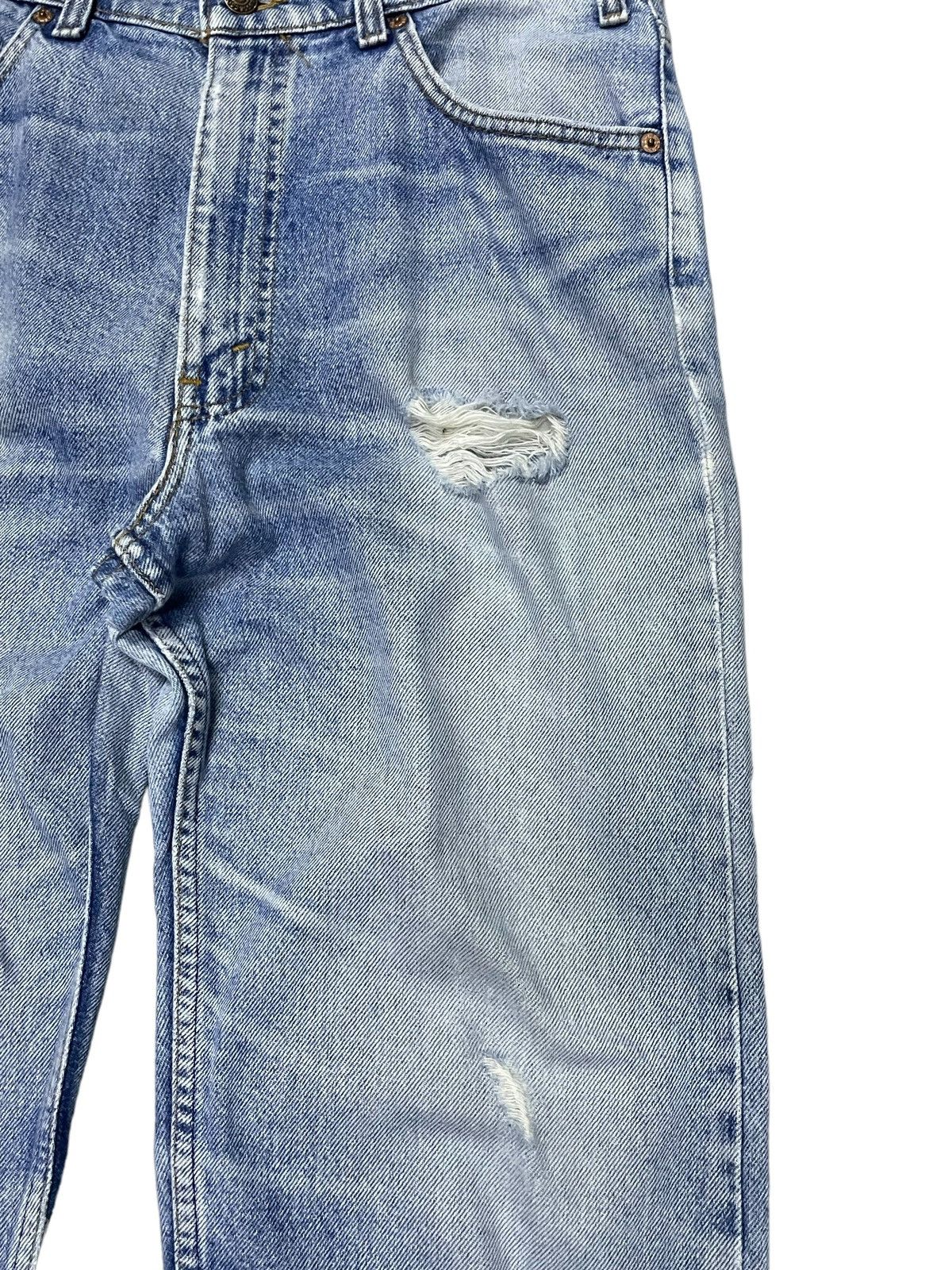 Vintage Levis 519-0219 Distressed Light Wash Jeans