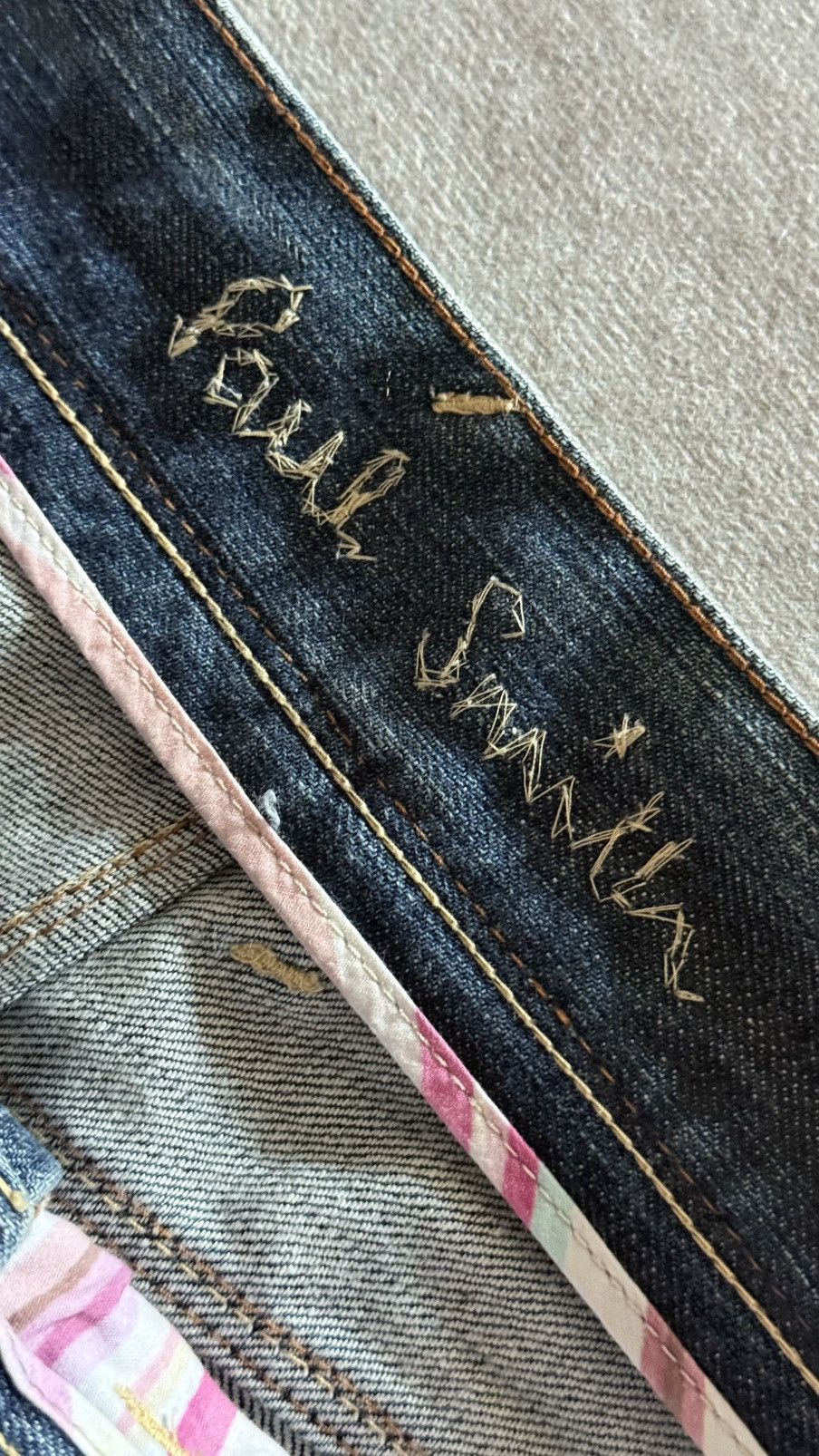 Paul Smith Paul Smith Pink Denim Shorts by Onward Kashiyama Japan Size 30" / US 8 / IT 44 - 6 Thumbnail