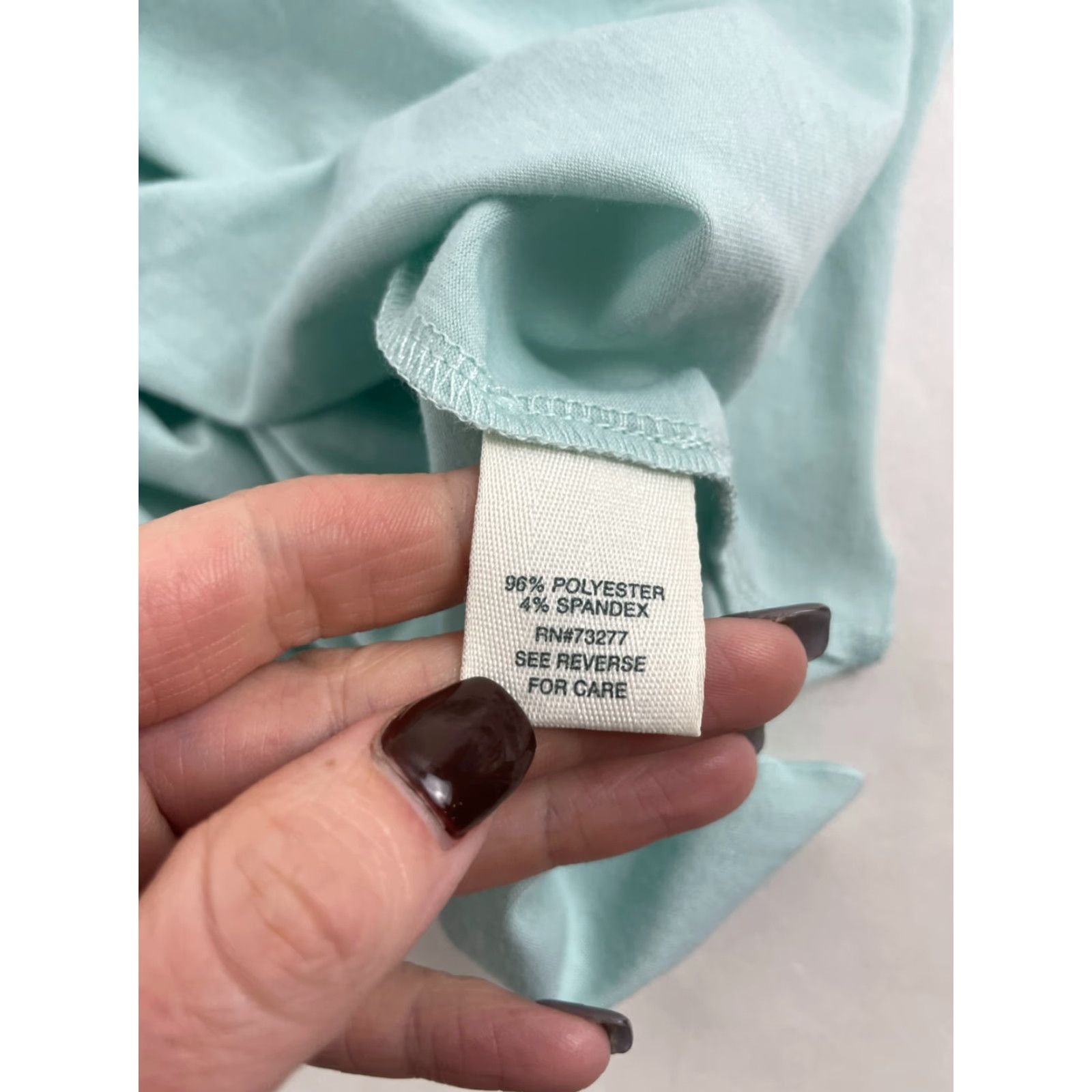 Vintage Mudd Shirt Women's Junior Size Small Blueish Green Long Sleeve V-Neck Tee Size S / US 4 / IT 40 - 7 Thumbnail