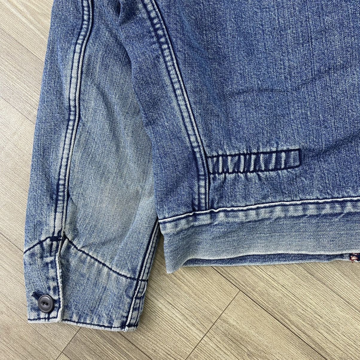 Hysteric Glamour 2000s Hysteric Glamour Kinky Blanket Denim Work Jacket Size US S / EU 44-46 / 1 - 8 Thumbnail