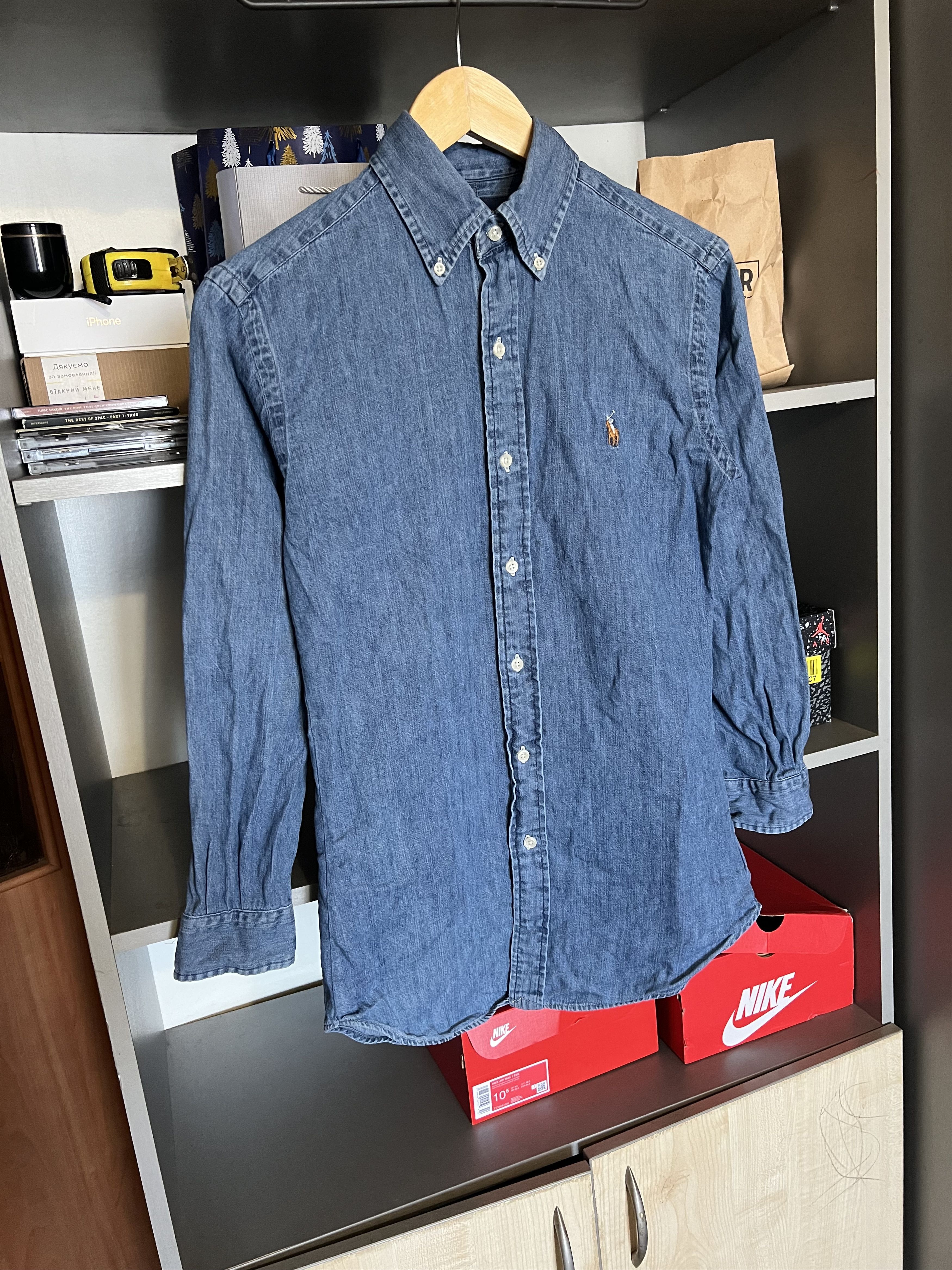 Polo Ralph Lauren Vintage Polo Ralph Lauren Denim Shirt Jeans Designer 90s Size US XS / EU 42 / 0 - 1 Thumbnail