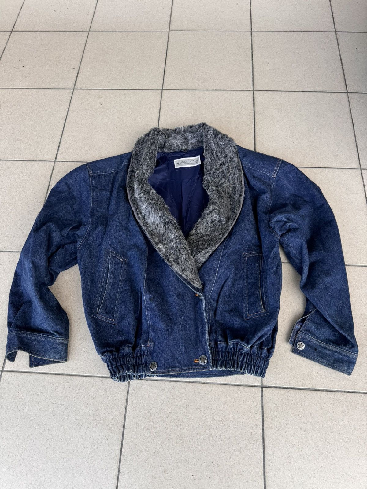 Other Angelo Taccari Fox Embroidered Winter Jeans Jacket Size L Size 44L - 5 Thumbnail